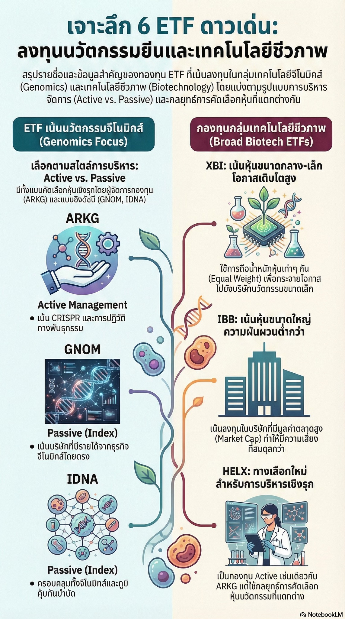 Ricco - รายชื่อ ETF ที่เน้นการลงทุนในหุ้นกลุ่ม Genomics และเทคโนโลยี ...