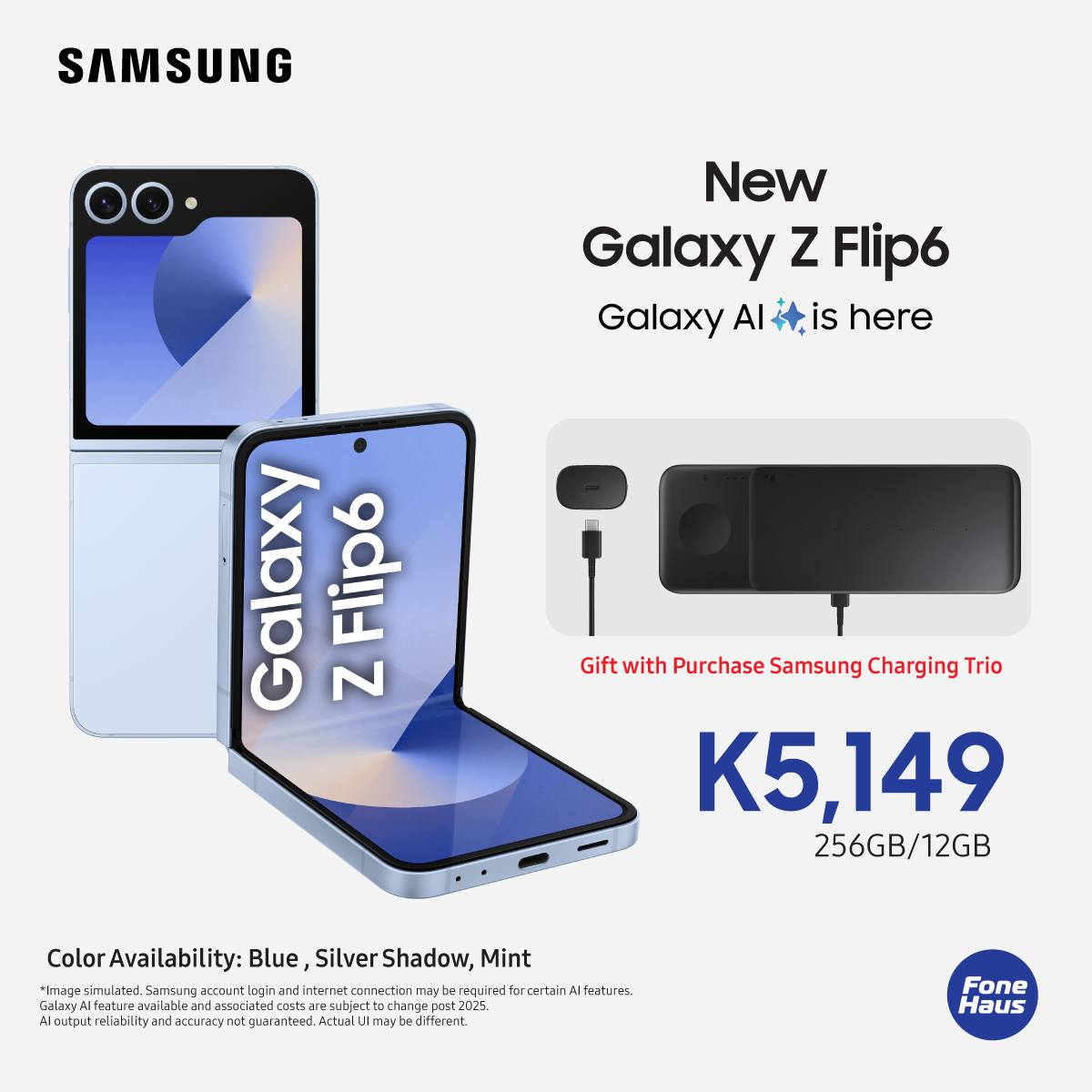 🤩Flip your world upside down the Samsung Galaxy Z Flip6 - AI is