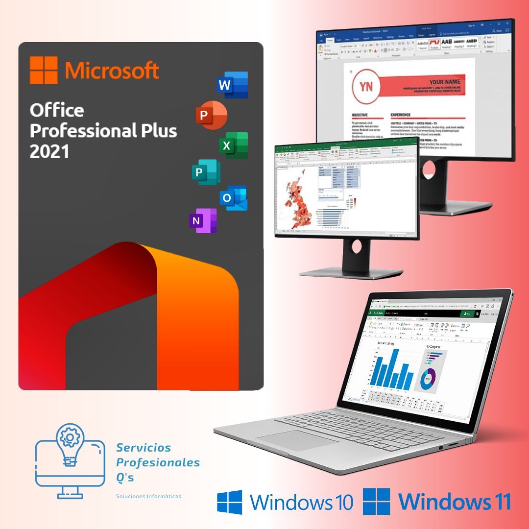 Servicios - Microsoft Office Professional Plus 1PC Para Windows 10 ...