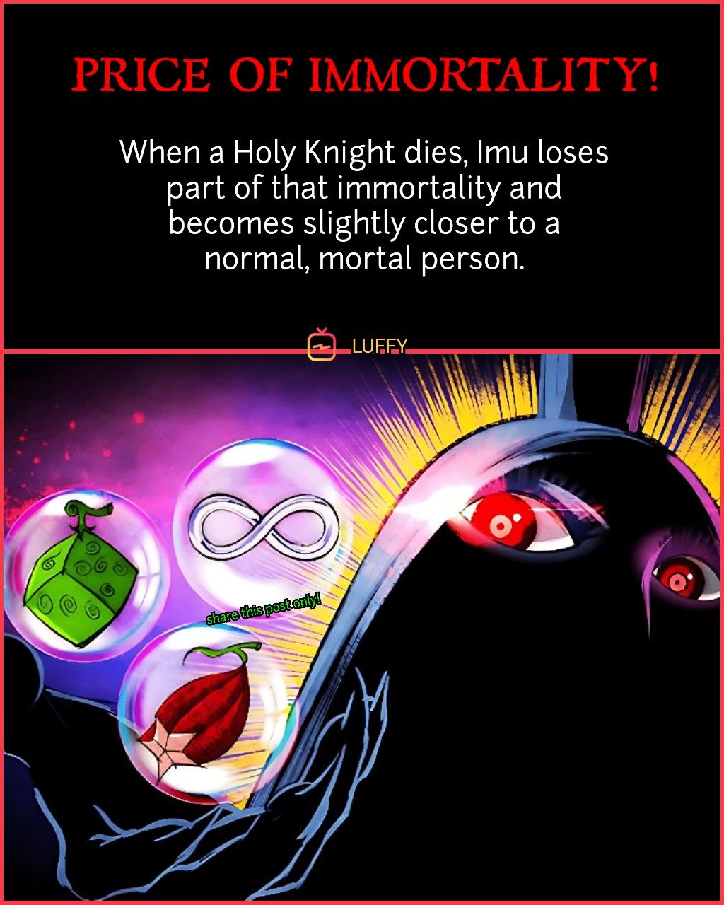 LUFFY - Imu’s Hidden Weakness 👀🥶😱 Imu may seem immortal, but that ...