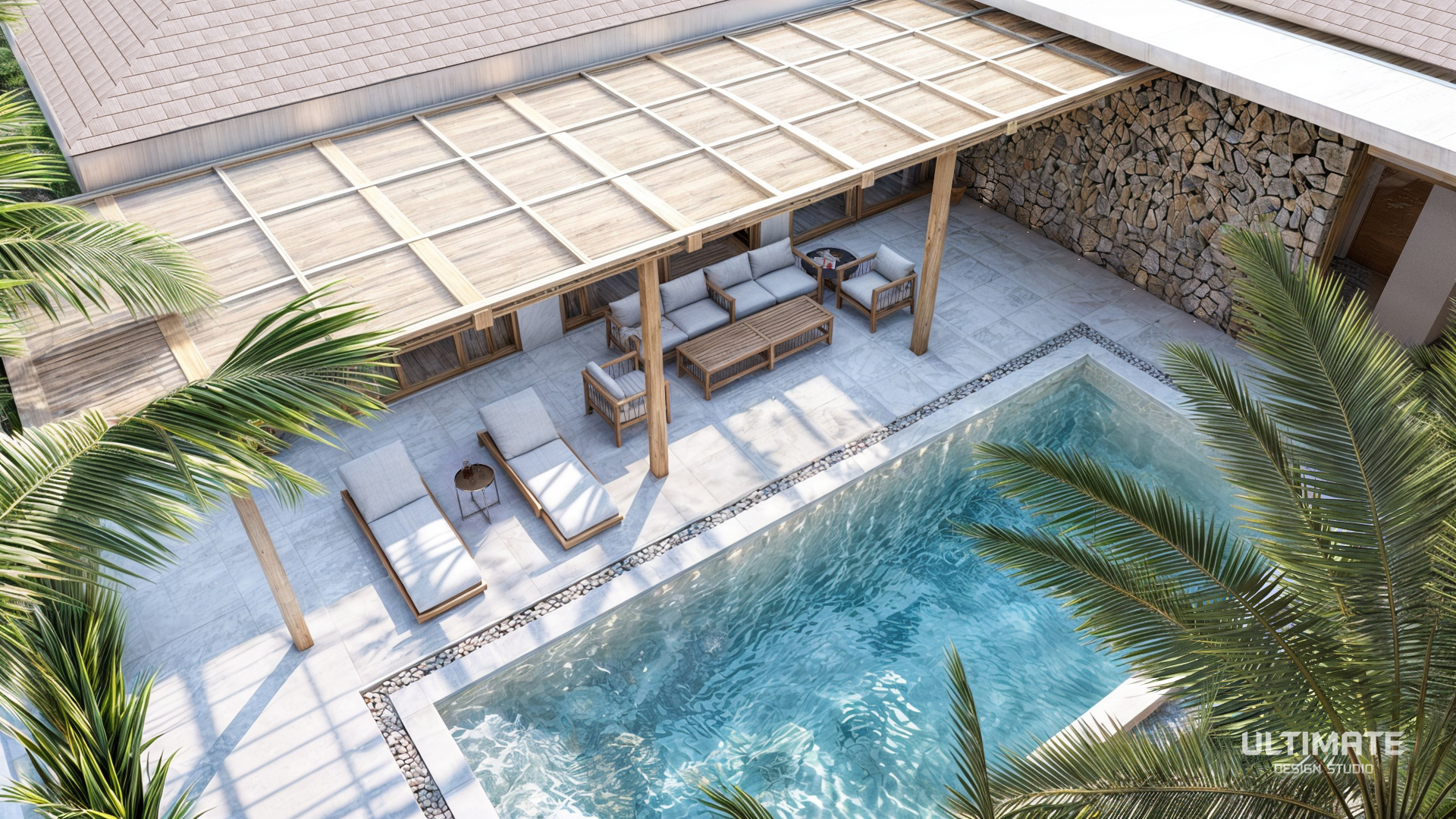 Modern Tropical Pool Villa... - Ultimate Design Studio | Facebook