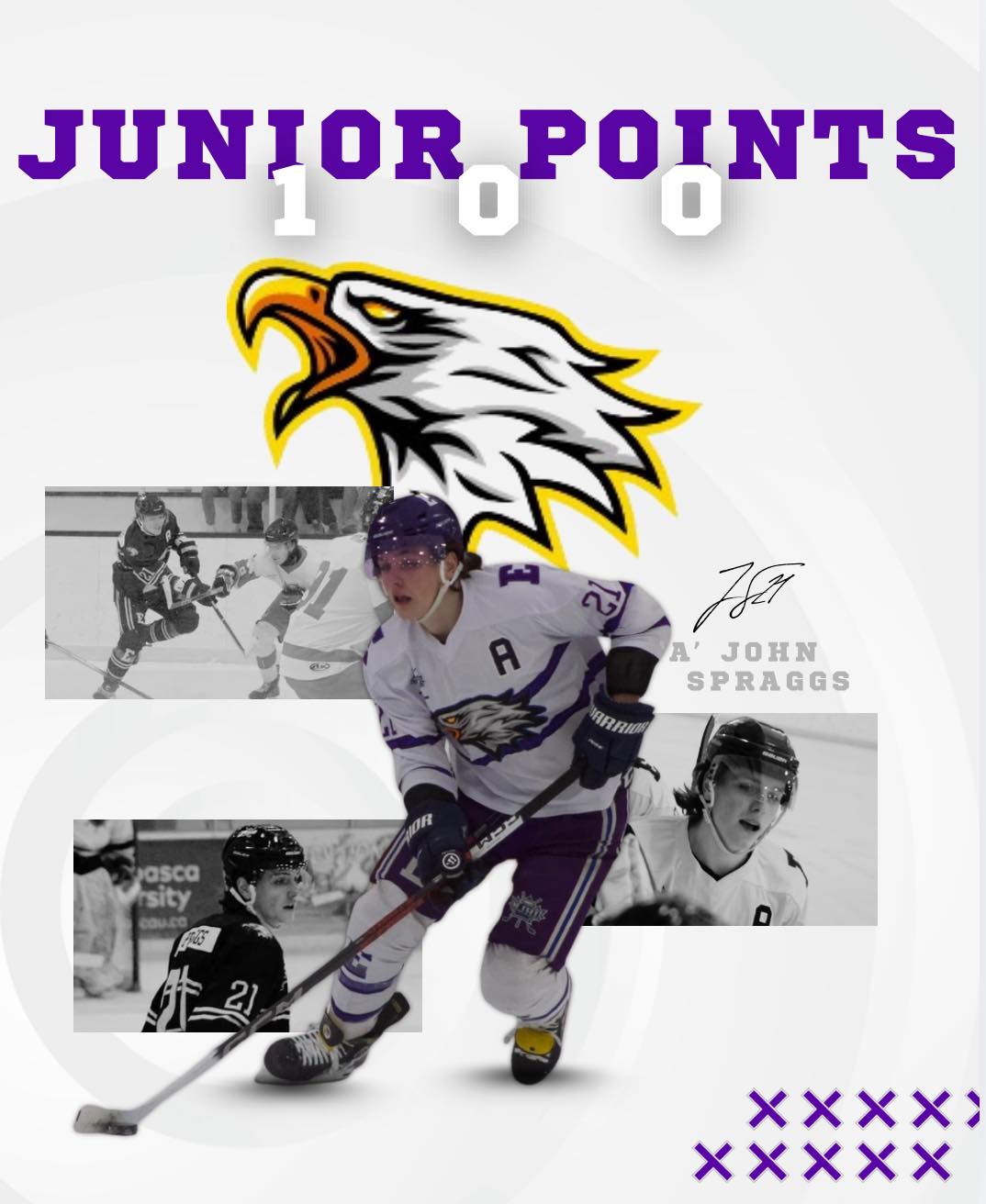 MILESTONE 🦅 The Eagles... - Edson Eagles Junior A Hockey | Facebook