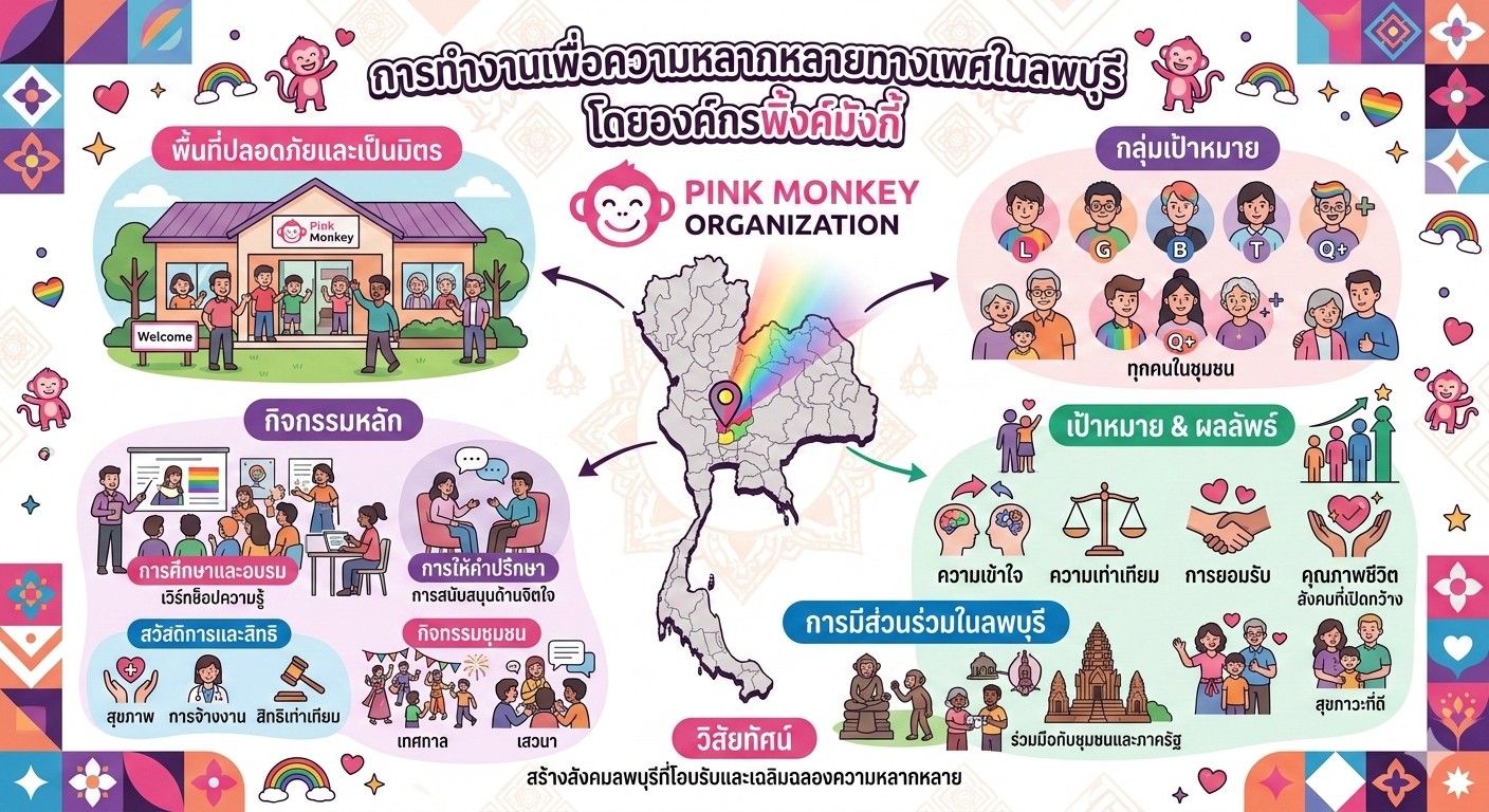 Pink Monkey Organization | Lop Buri