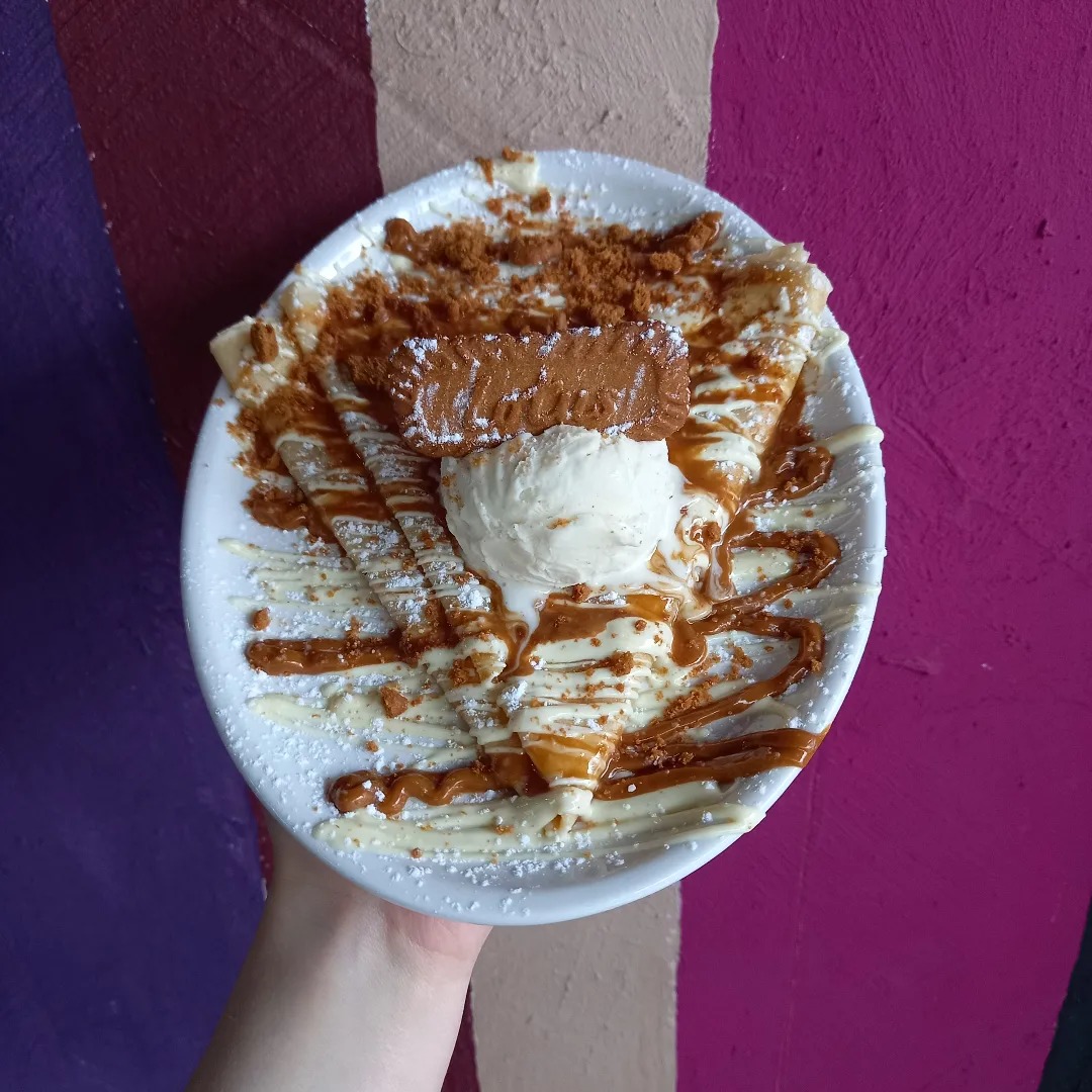 Another Pancake day Crepe!! Lotus... - Eleto Chocolate Cafe