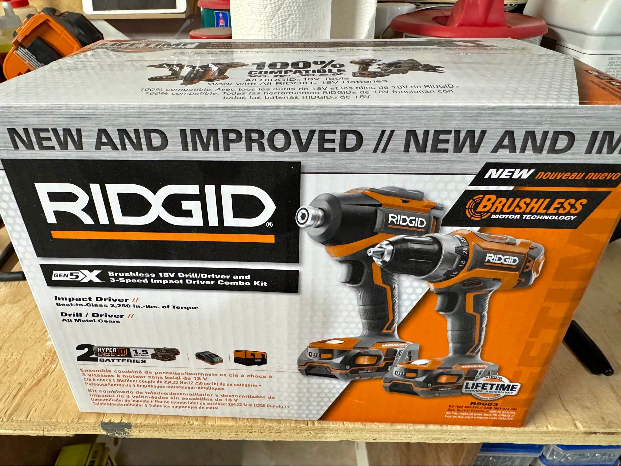 Brand new Ridgid Drill with Battery, Charger and case. - Drills ...