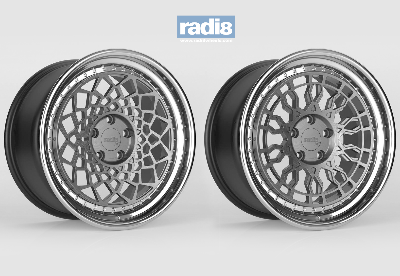 Radi8 wheels | r8b12 | Silver | Starts at $1,057/set Available 