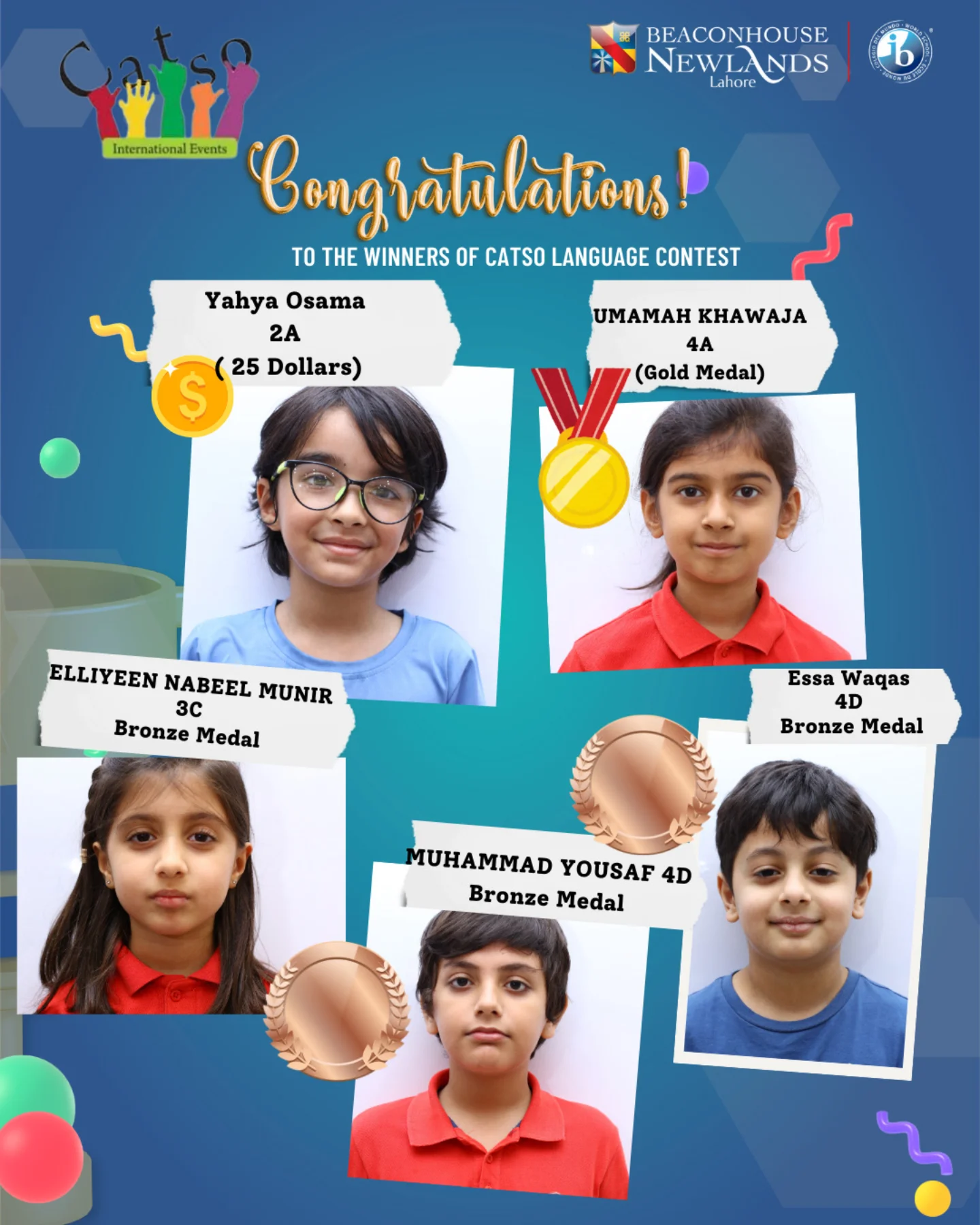 Beaconhouse - Newlands proudly announces the winners of the CATSO ...