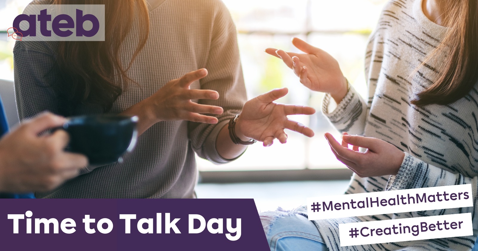 ateb - 🗣️ It’s Time to Talk Day! 🗣️ Talking about mental health doesn’t ...