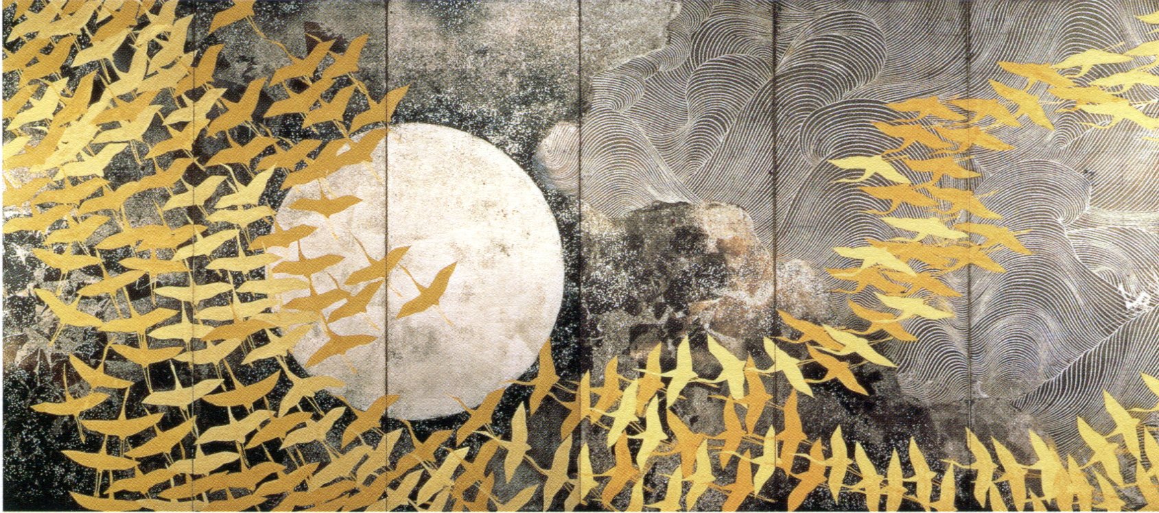 One Thousand Cranes' (千羽鶴, Senbazuru) , a pair of six-fold