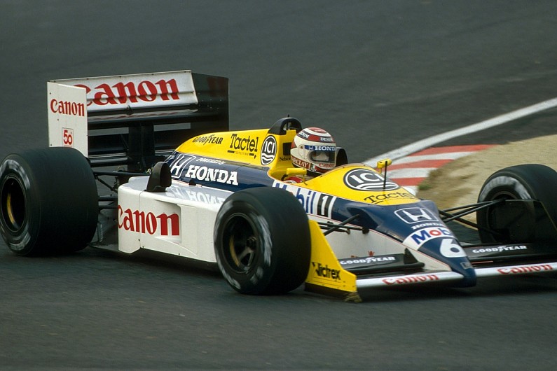 Nelson Piquet at Williams FW11B Honda turbo - Suzuka/Japanese
