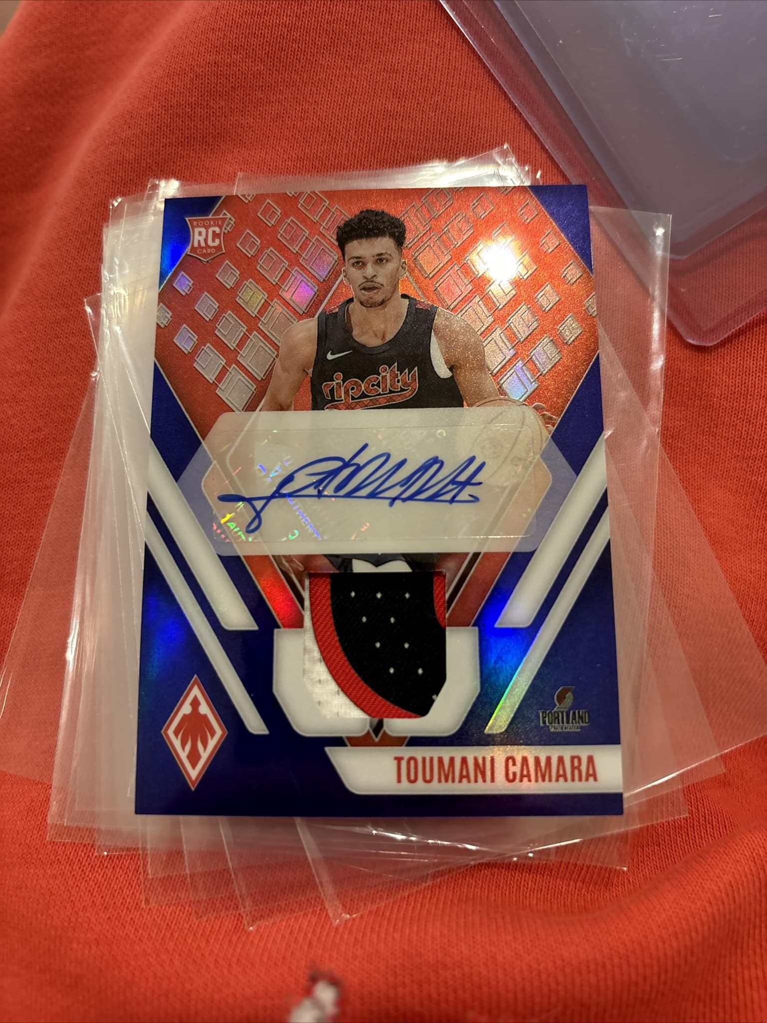 Hitting a big patch and extra autograph in Topps hobby box