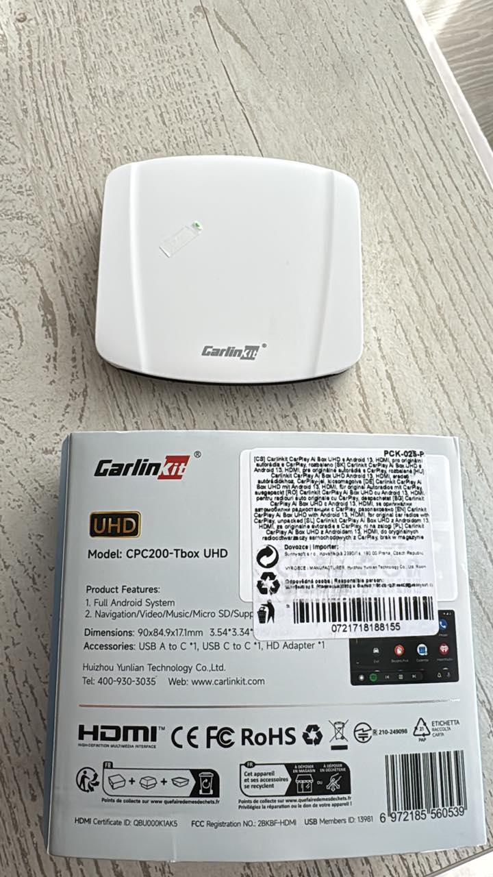 CPC200-TBox UHD not displaying on car or HDMI display