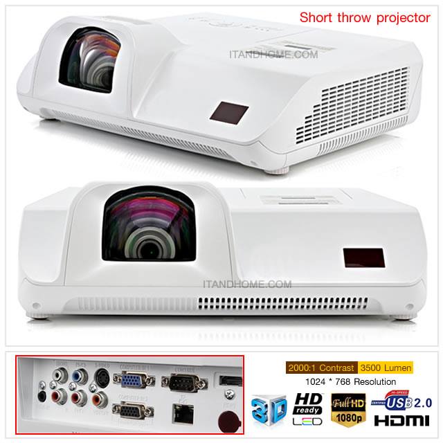 โปรเจคเตอร์แอลอีดี projector led 3500 Lumens WINMAX-PRO-07 (PJT0007 ...