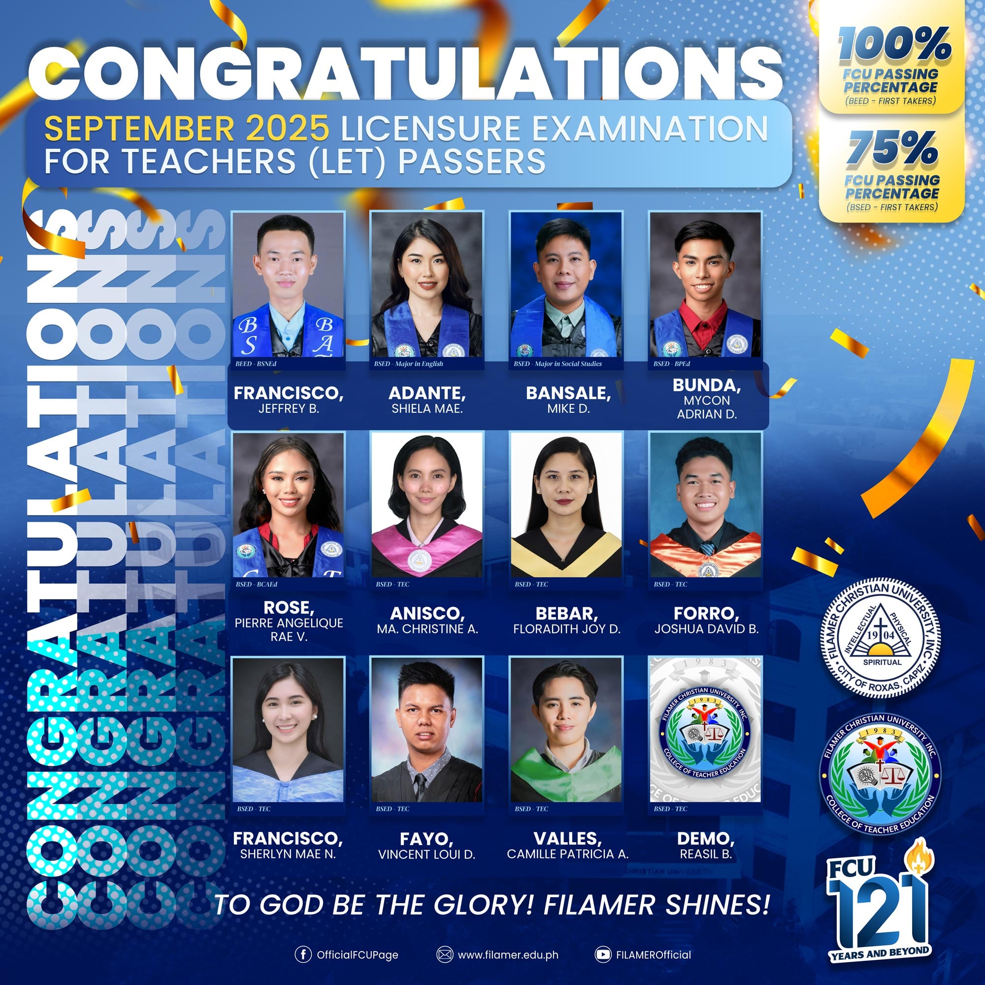 Filamer Christian... - Filamer Christian University