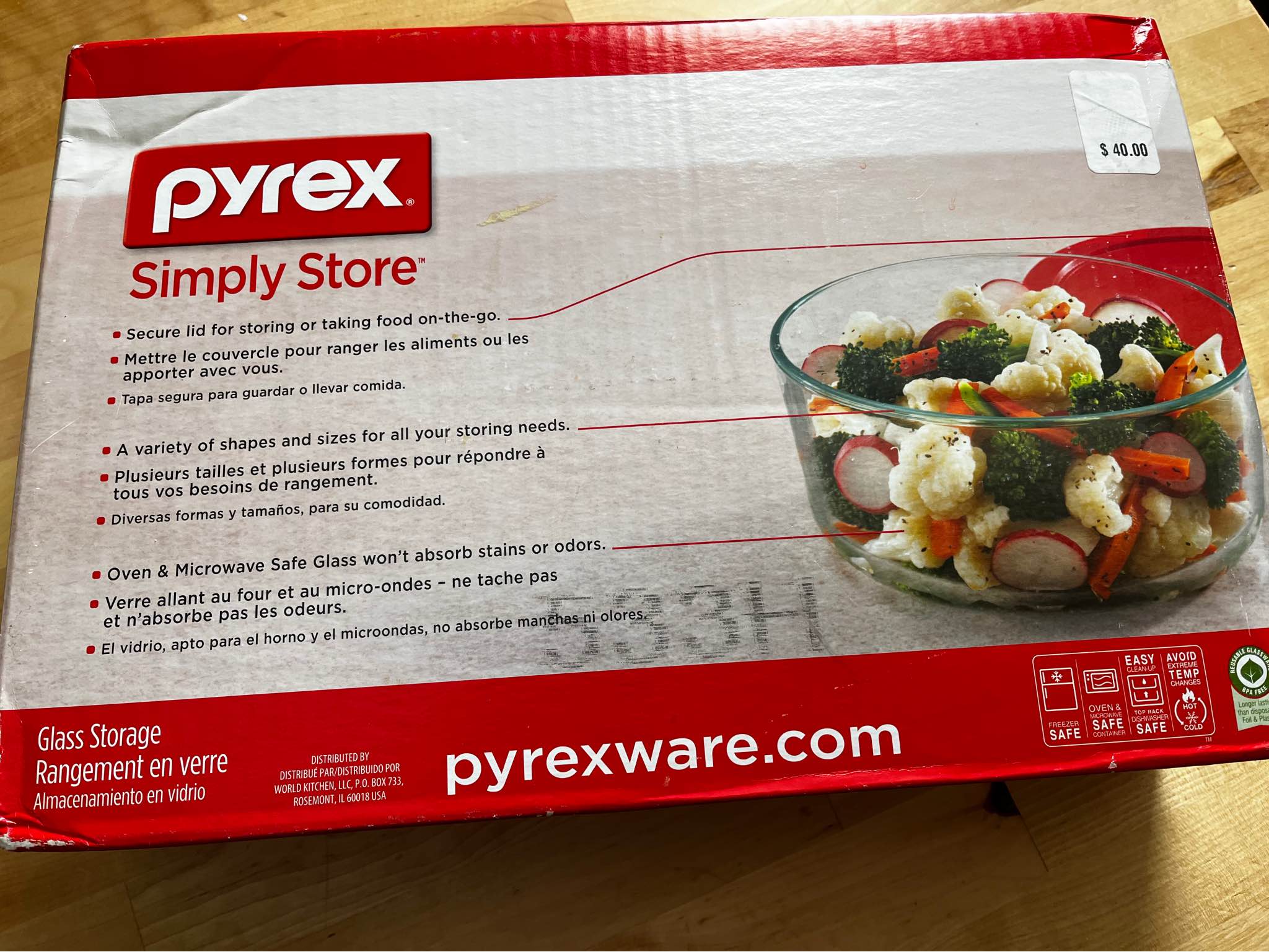 Pyrex 12 piece glass container set. NEW IN BOX - Bakeware Sets ...