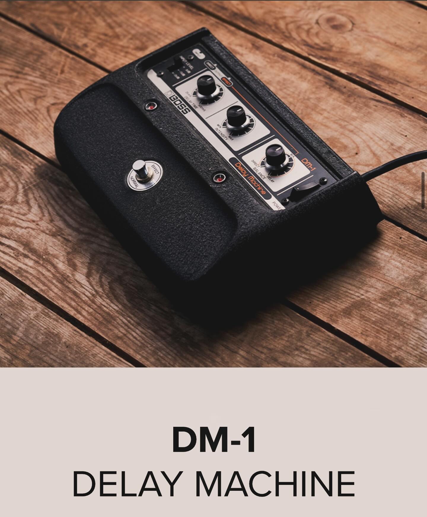 1978 BOSS's very first delay pedal – the DM-1 Delay Machine