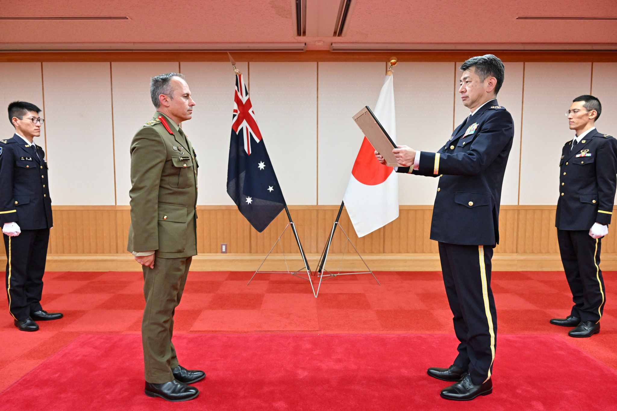 森下陸上幕僚長は、10月9日、豪陸軍CTC（コンバット