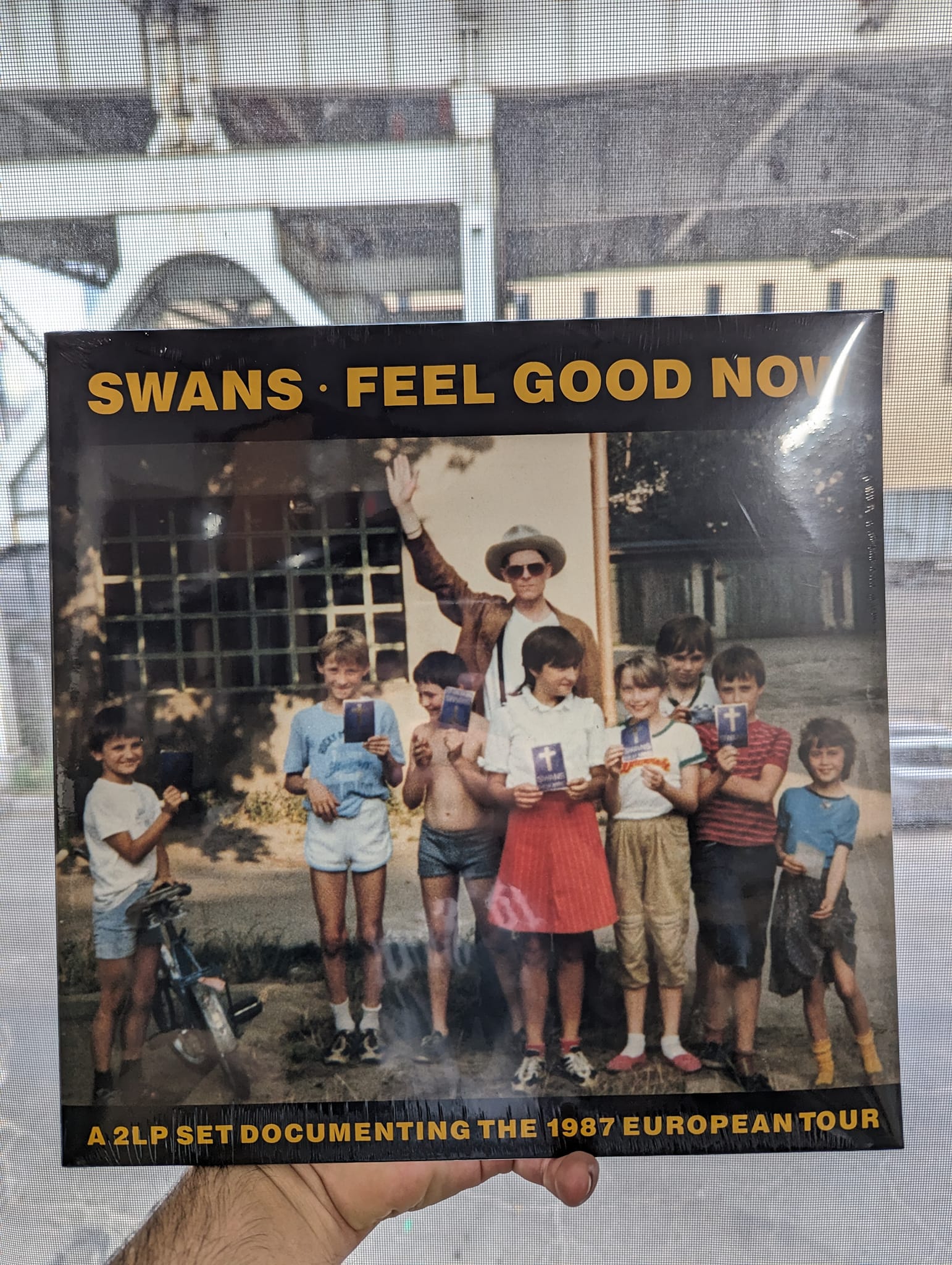 SWANS remastered vinyl records with signed inserts