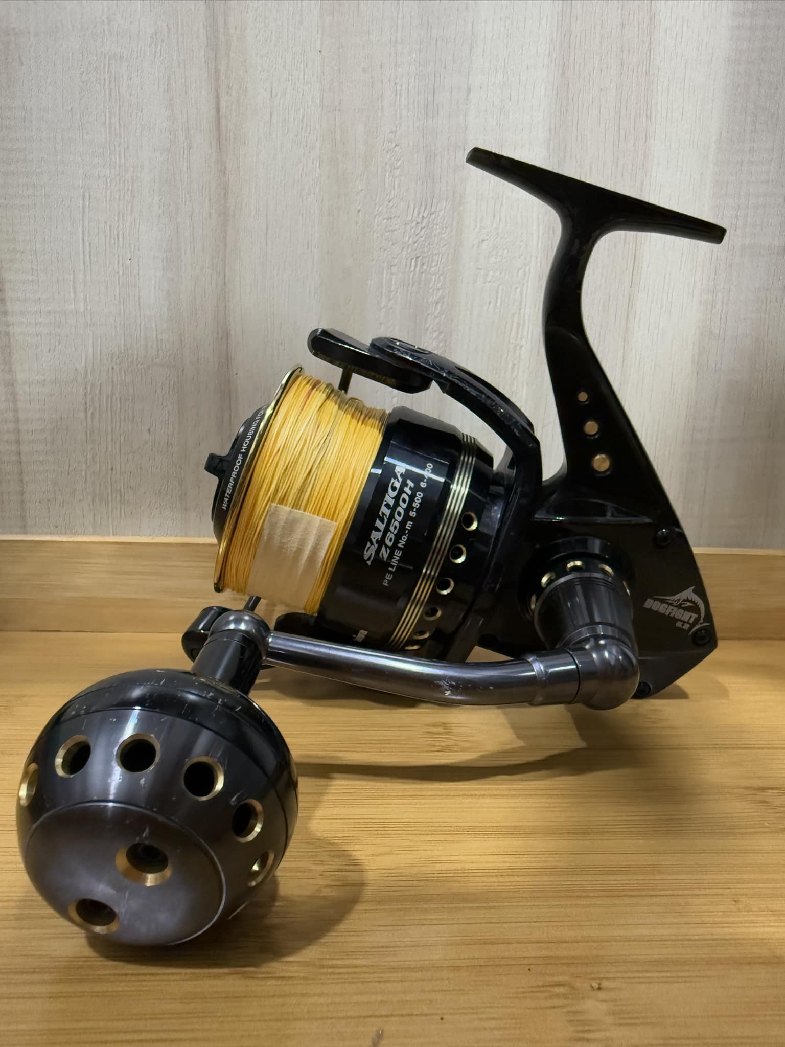 daiwa dogfight reel for sale 2026 SALTIGA RODS  US Air Rotor) Like New Daiwa Dogfight 8000DF