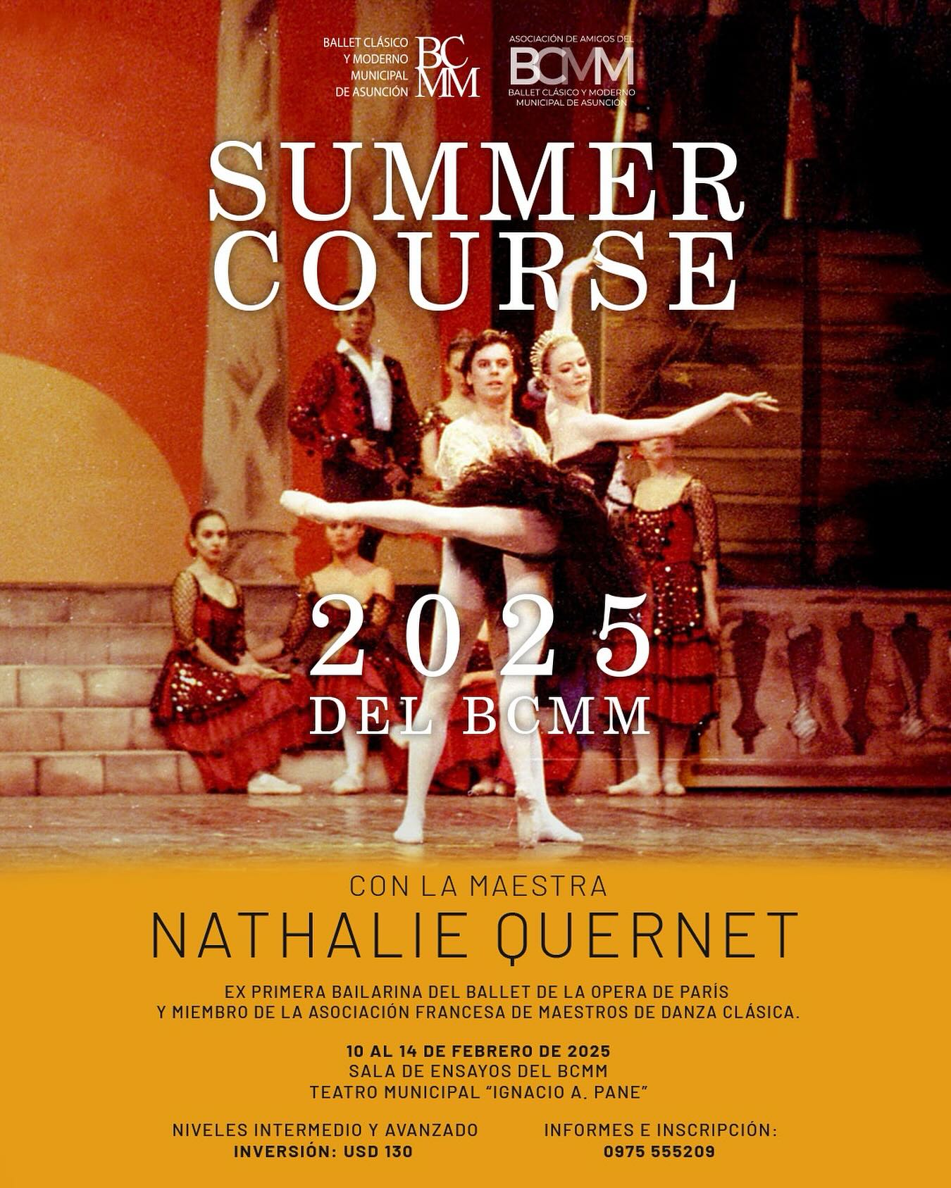 Ballet Clásico y Moderno Municipal de Asunción - SUMMER COURSE 2025 del ...