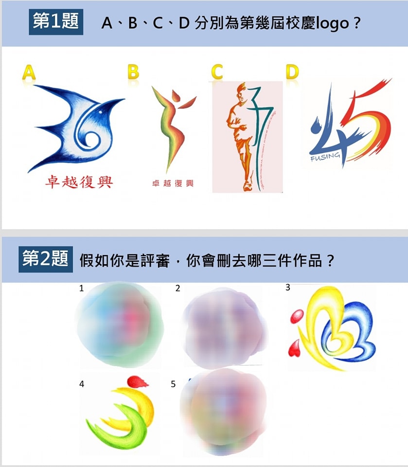 美術教室 - 五 - #本文因故調整後重貼🙏 🎯校慶運動會logo設計：...
