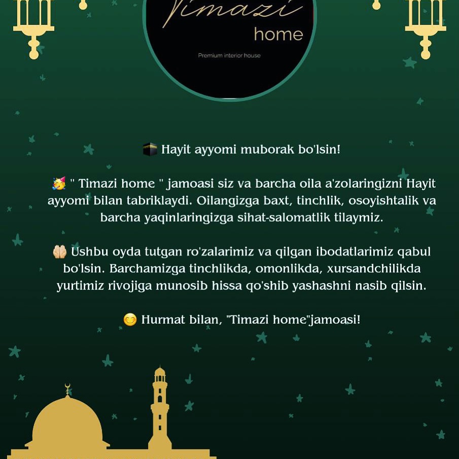 Timazi Home | Tashkent