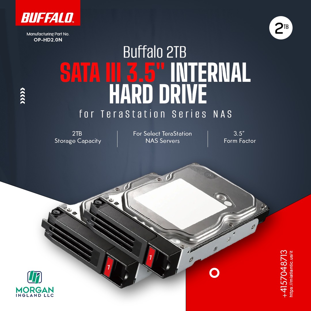 バッファロー OP-HD2.0N OP-HD2.0BN : 法人向け保守/交換用HDD 