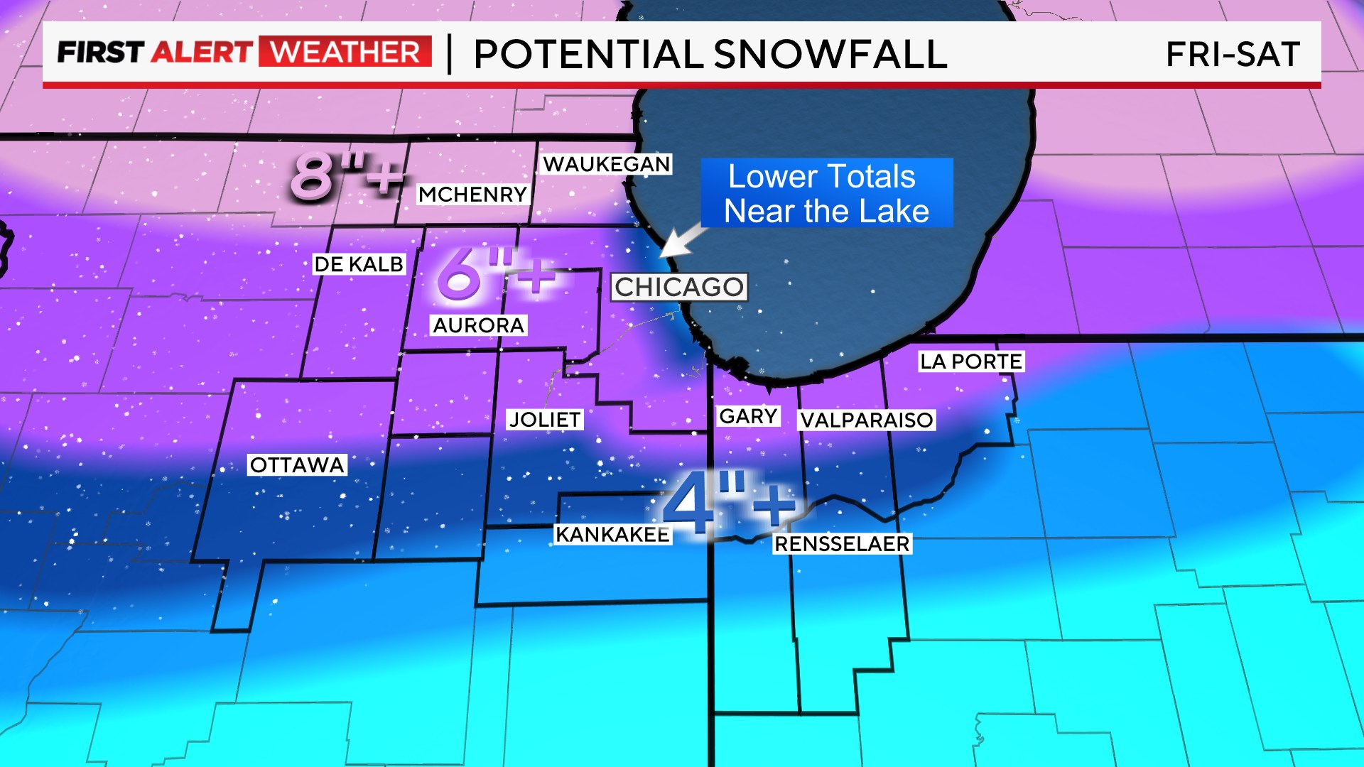 CBS Chicago - FIRST ALERT WEATHER UPDATE: On Friday, total...