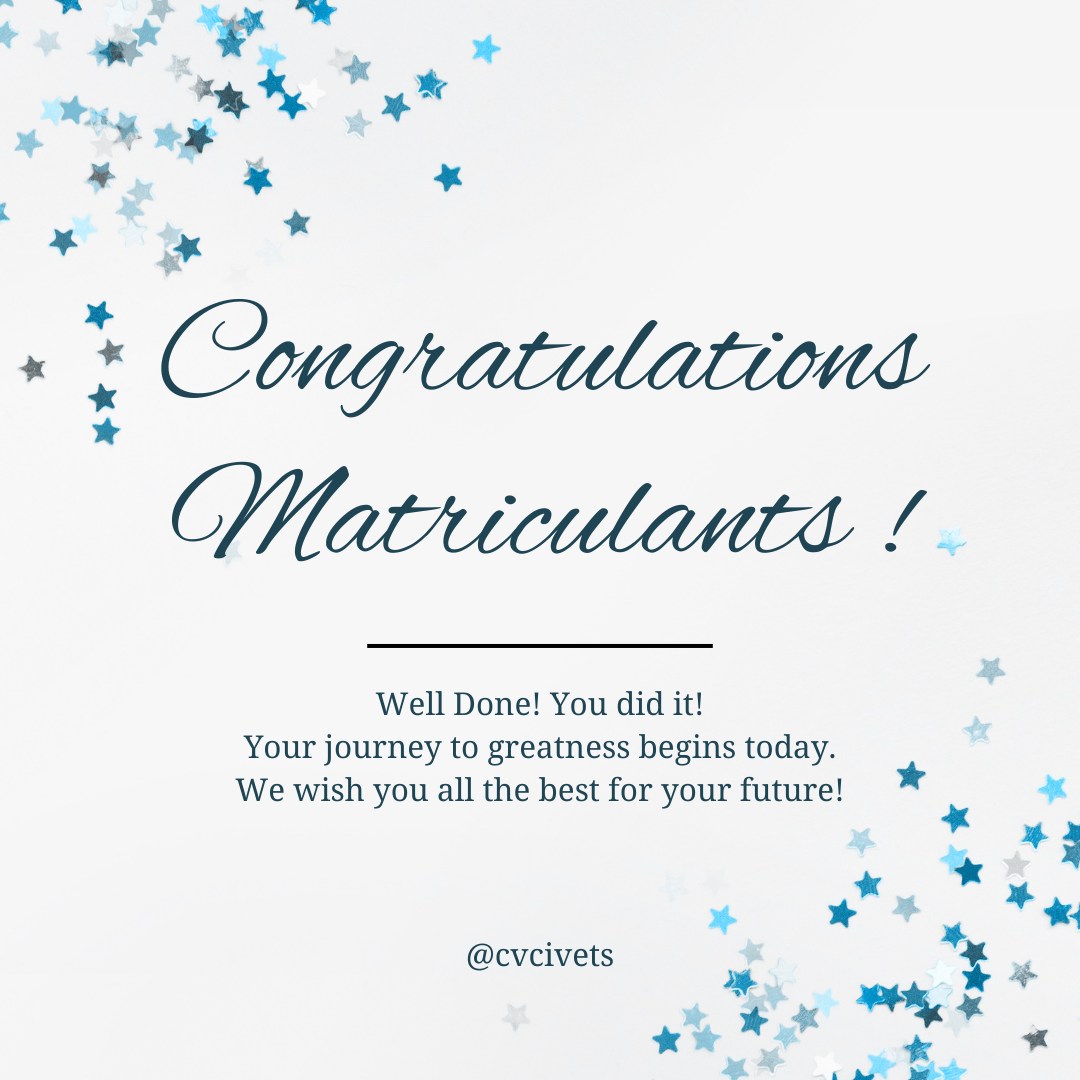 CV - Congratulations to the Matric Class of 2024! 🎓 Your hard work ...