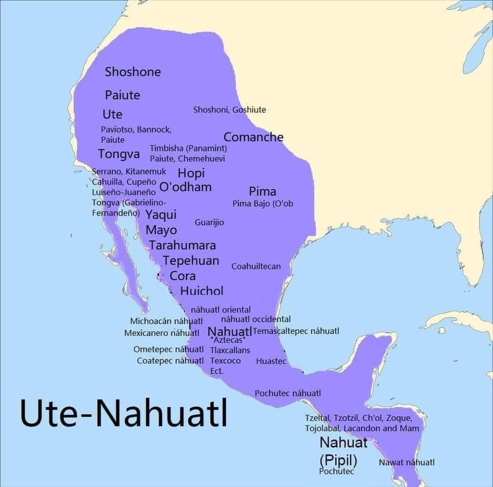 Aztec - Native American (indigenous ) Yute-Nahuatl (Ute-Aztecas) This ...