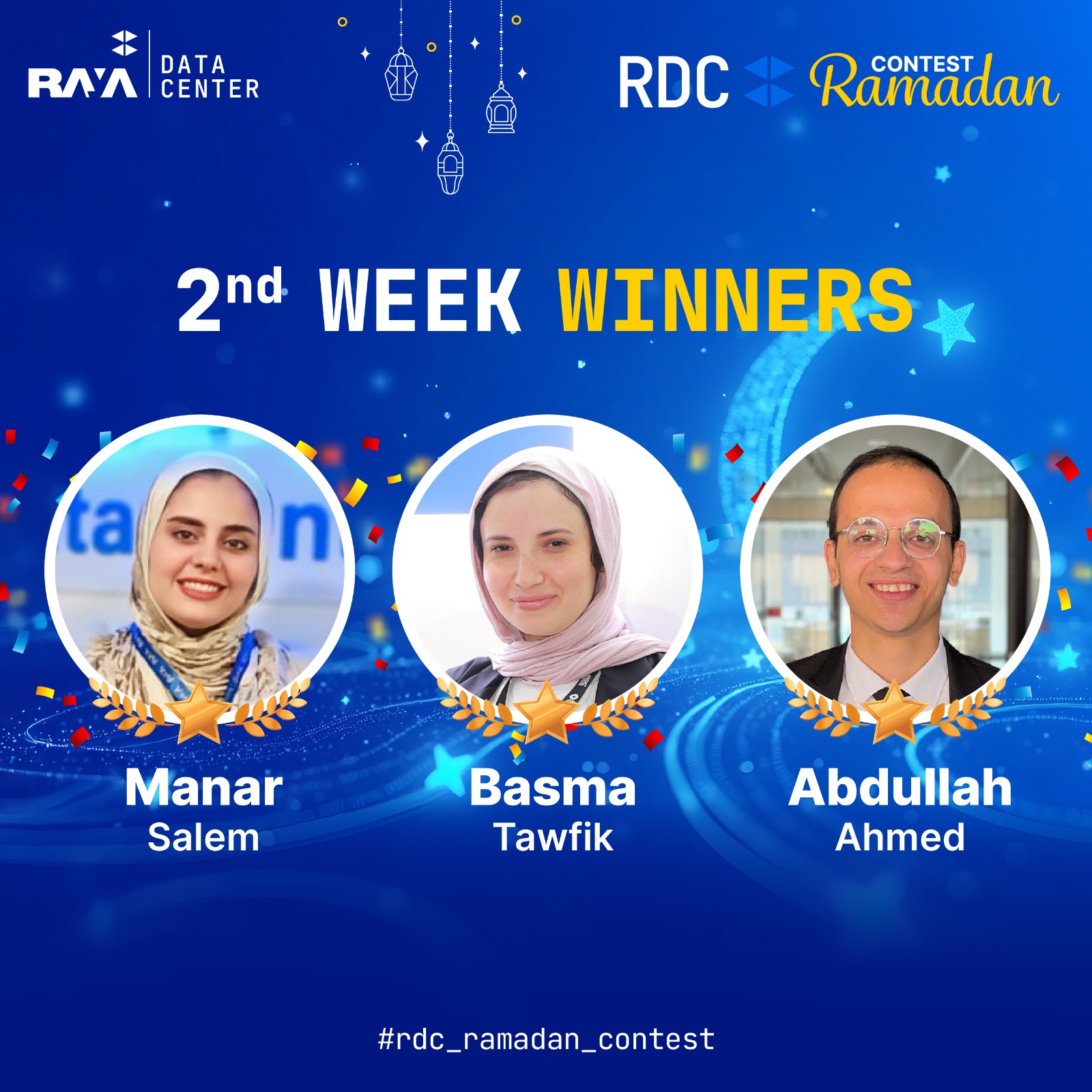 🎉 Week 2 Winners Are Here!... - Raya Data Center | Facebook