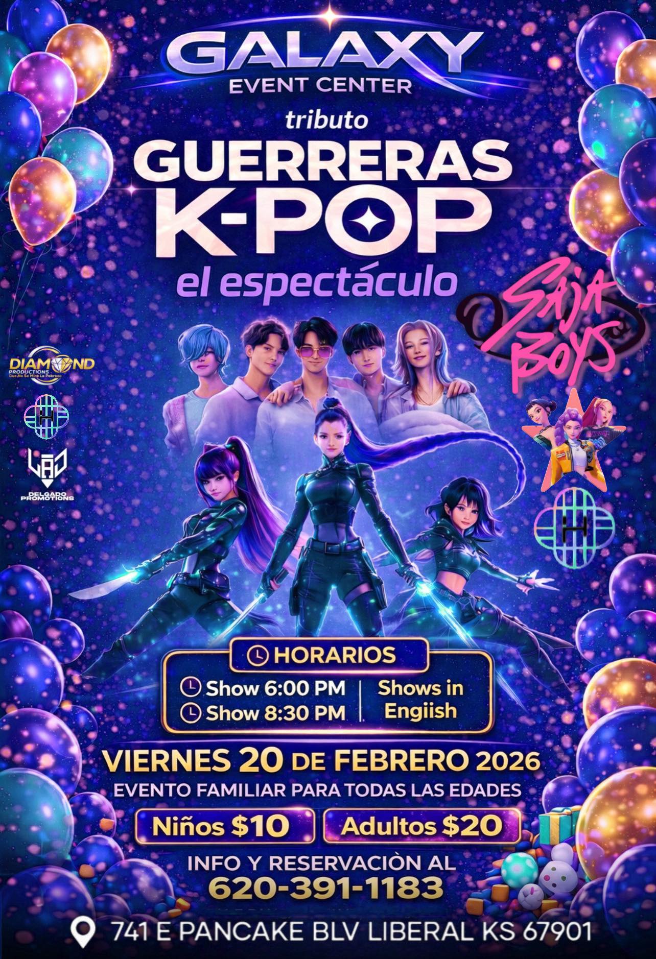 MAÑANA VIERNES 20 FEB 2026 #KPOP #SAJABOYS ALL AGES EVENT SHOW