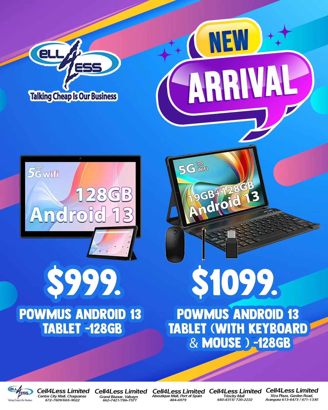Cell - 📢 ️NEW ARRIVALS at all Cell4less Loactions ! Available untill ...