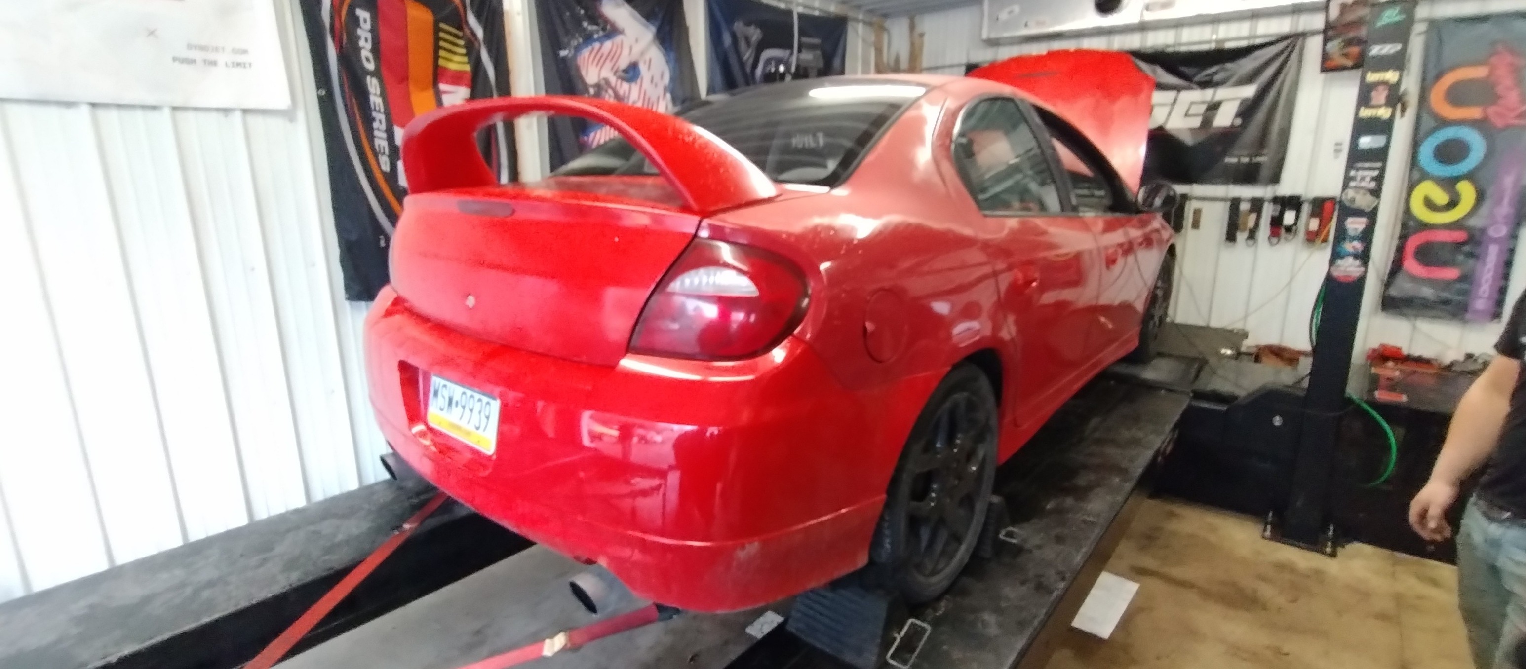 Red Coilover Suspension Kits compatible for Dodge Neon 00-05 and