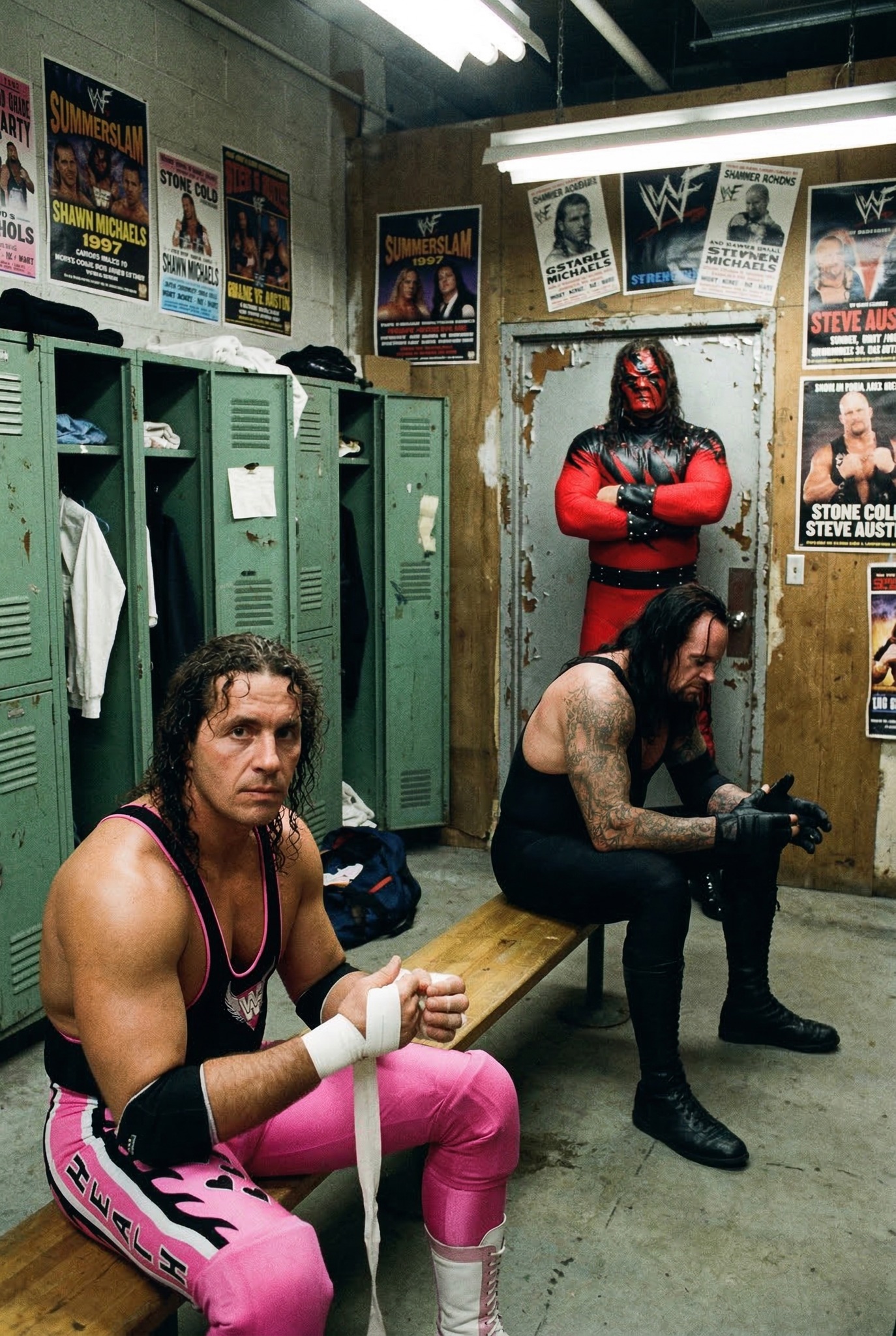 スポーツ選手 wwf1 SummerSlam 1997 ⚖️ Bret Hart captured the WWF Championship from