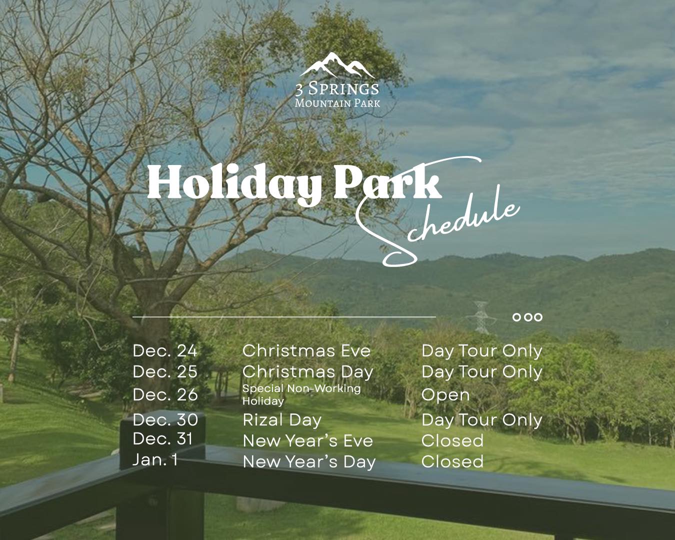 3 Springs - Planning your holiday break in Tanay, Rizal, including a ...
