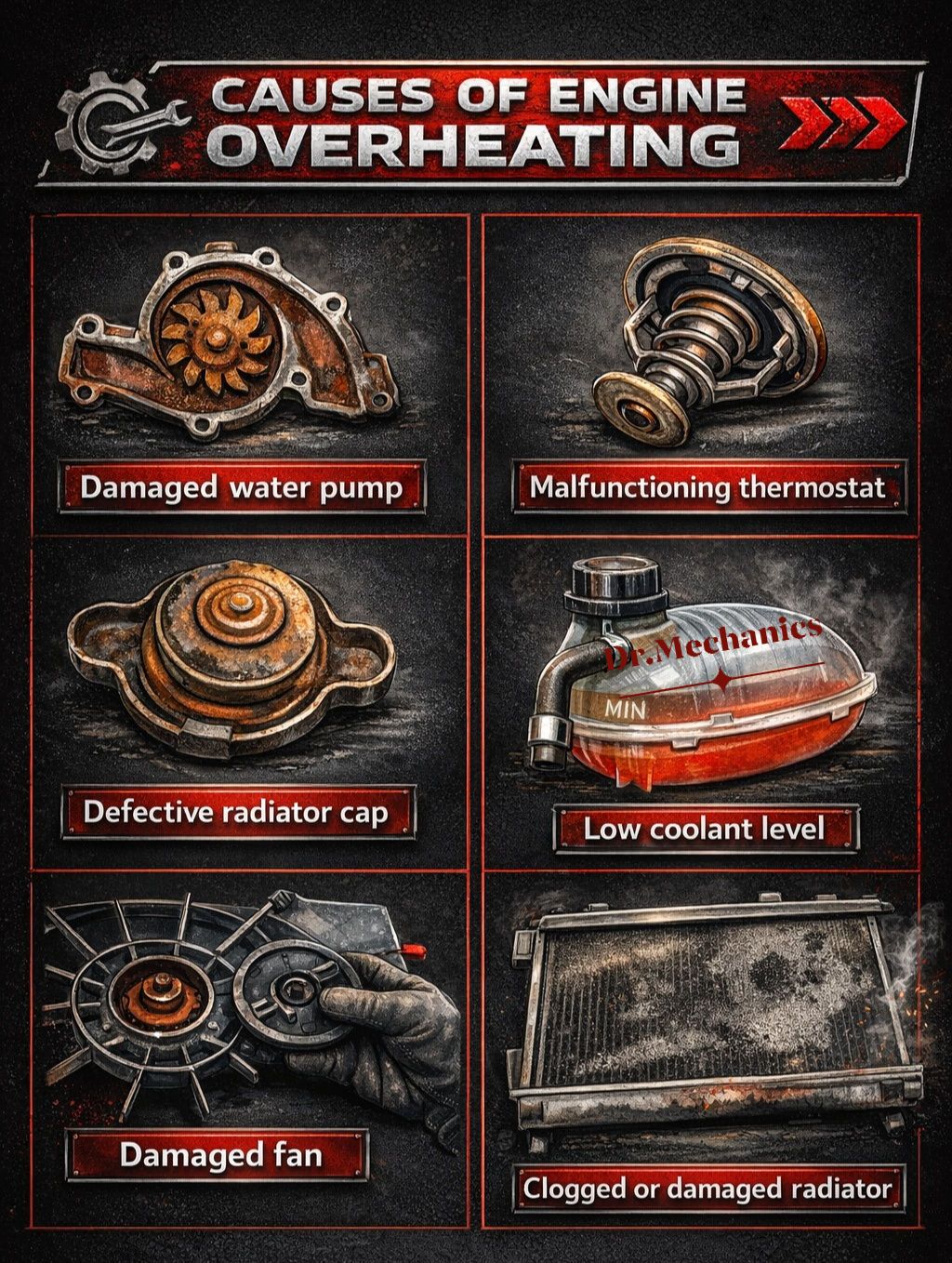 Dr.mechanics - Causes of Engine Overheating Engine overheating is one ...