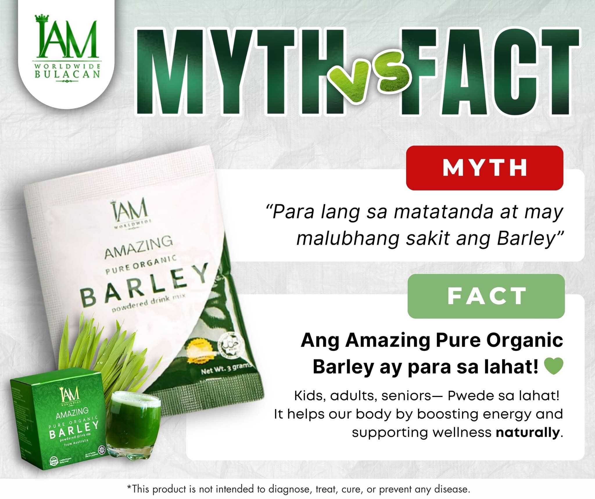 IAM - MYTH vs. FACT 🤔 🤨 Myth: Para lang ba sa matatanda o may malubhang ...