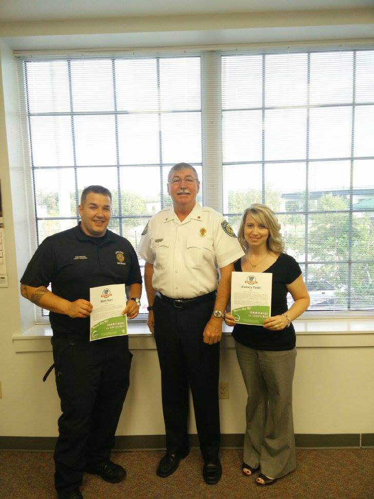 Lakeland - Meet LFD's two newest VIPs! FLSE Matt Barr and