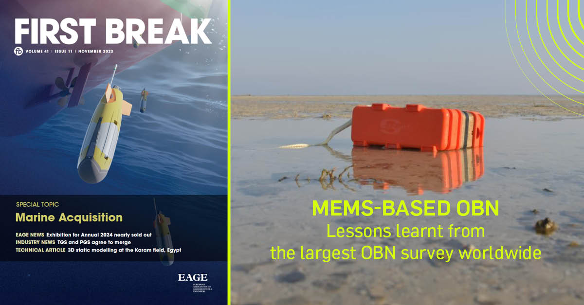 Sercel - In this month's First Break magazine, Sercel... | Facebook