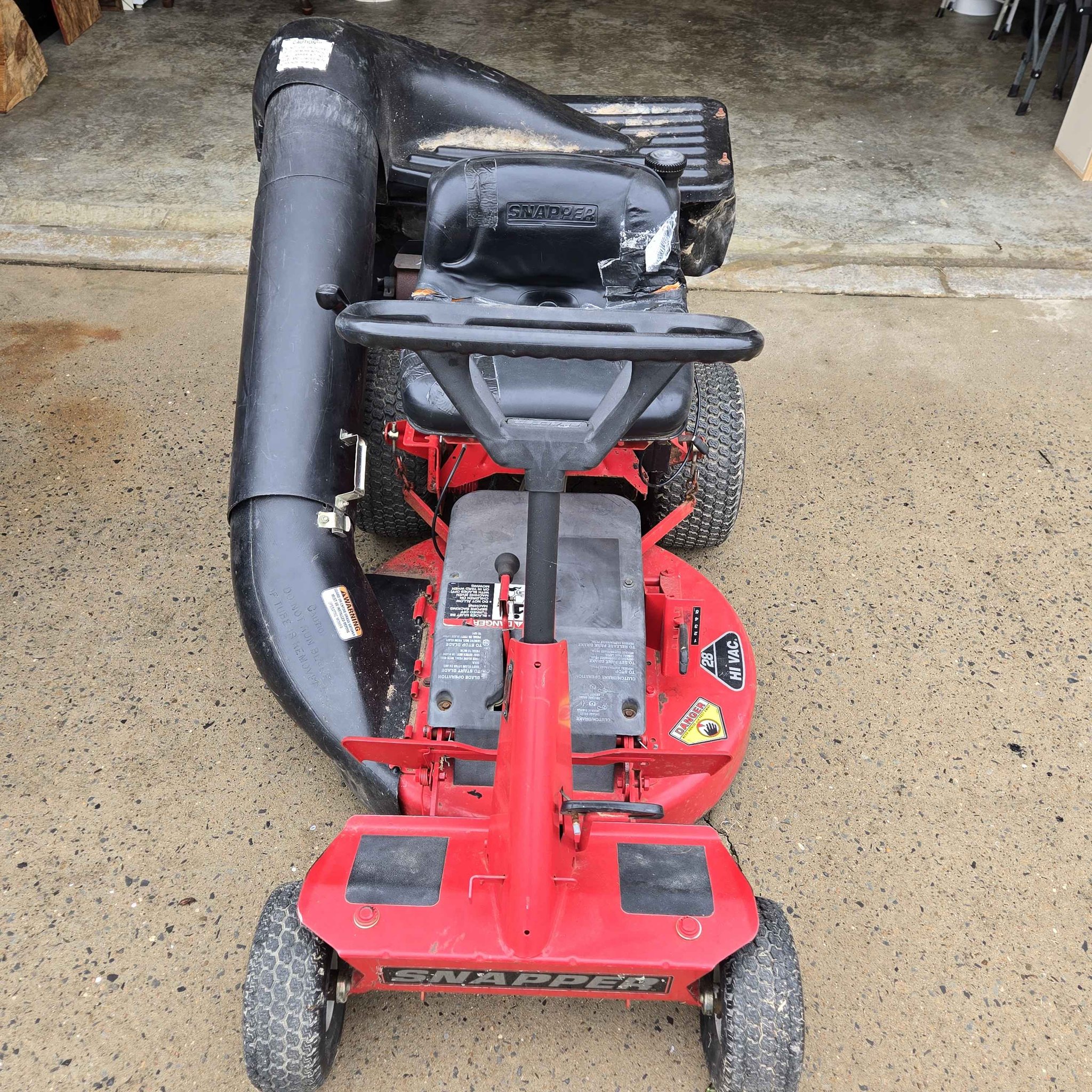Snapper 28 inch Hi Vac Riding Mower - Lawn Mowers - Austin, Arkansas ...