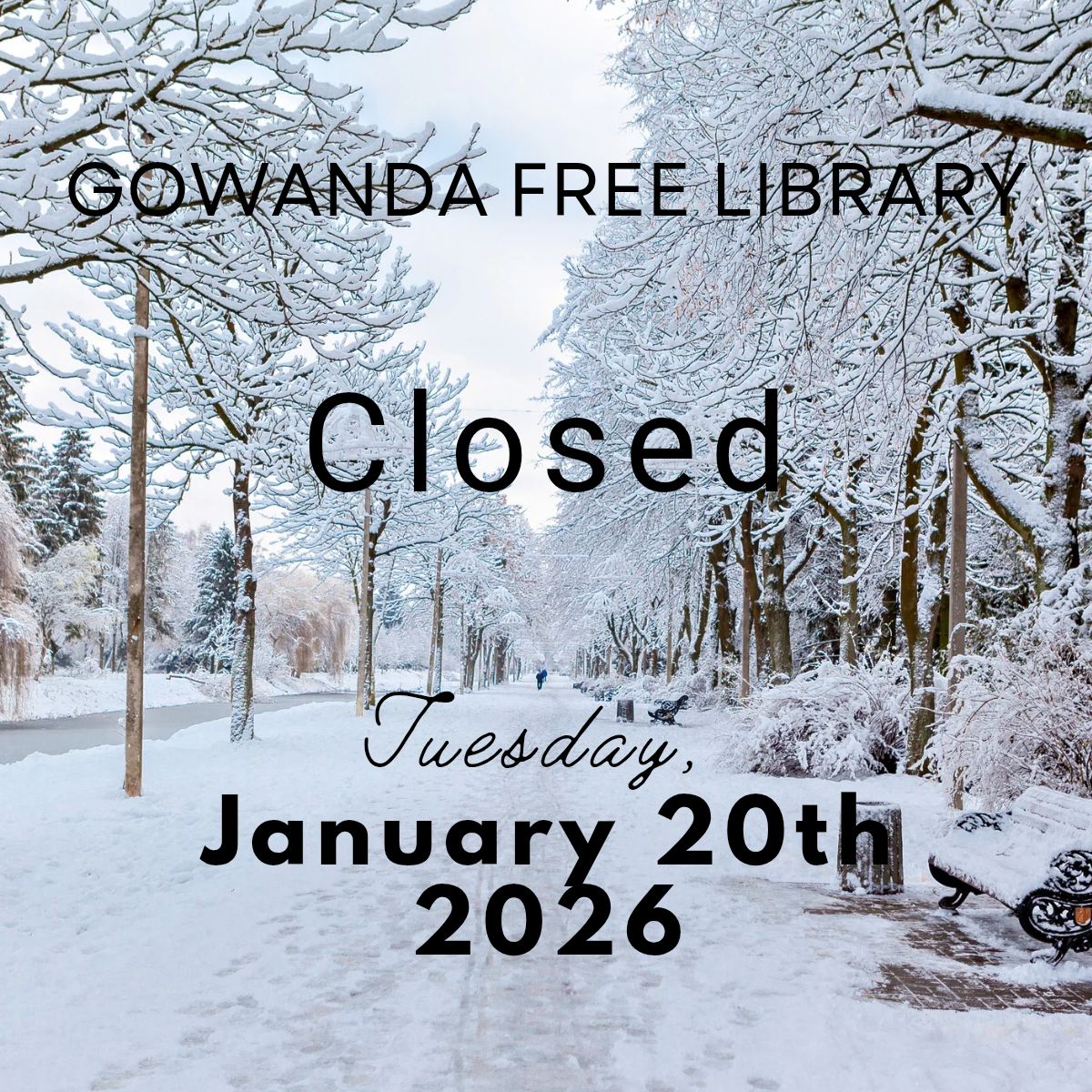 The Gowanda Free Library will be... - Gowanda Free Library | Facebook