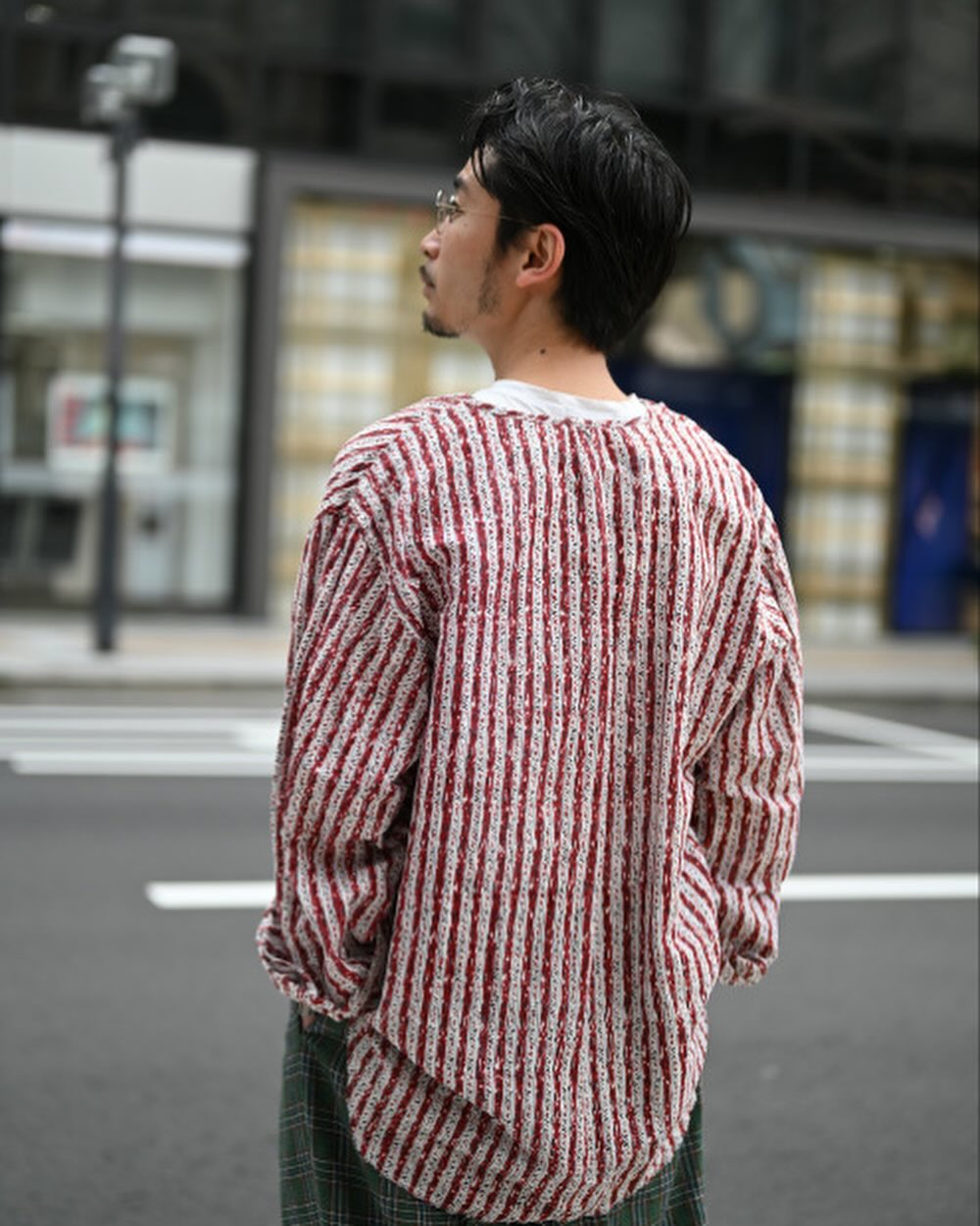 502 osaka - . 2024.4.8 NICENESS ASHA.L / ストライププリント 