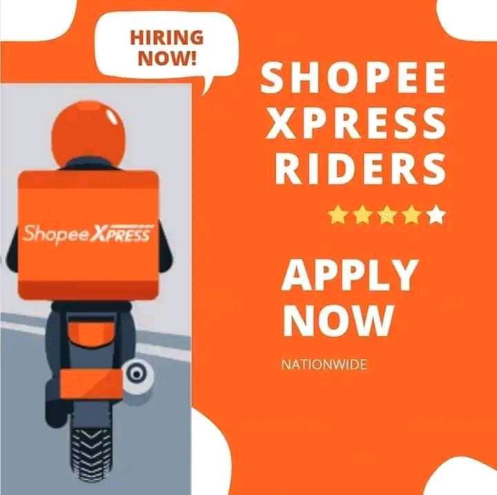 Shopee rider hiring cavite | Facebook