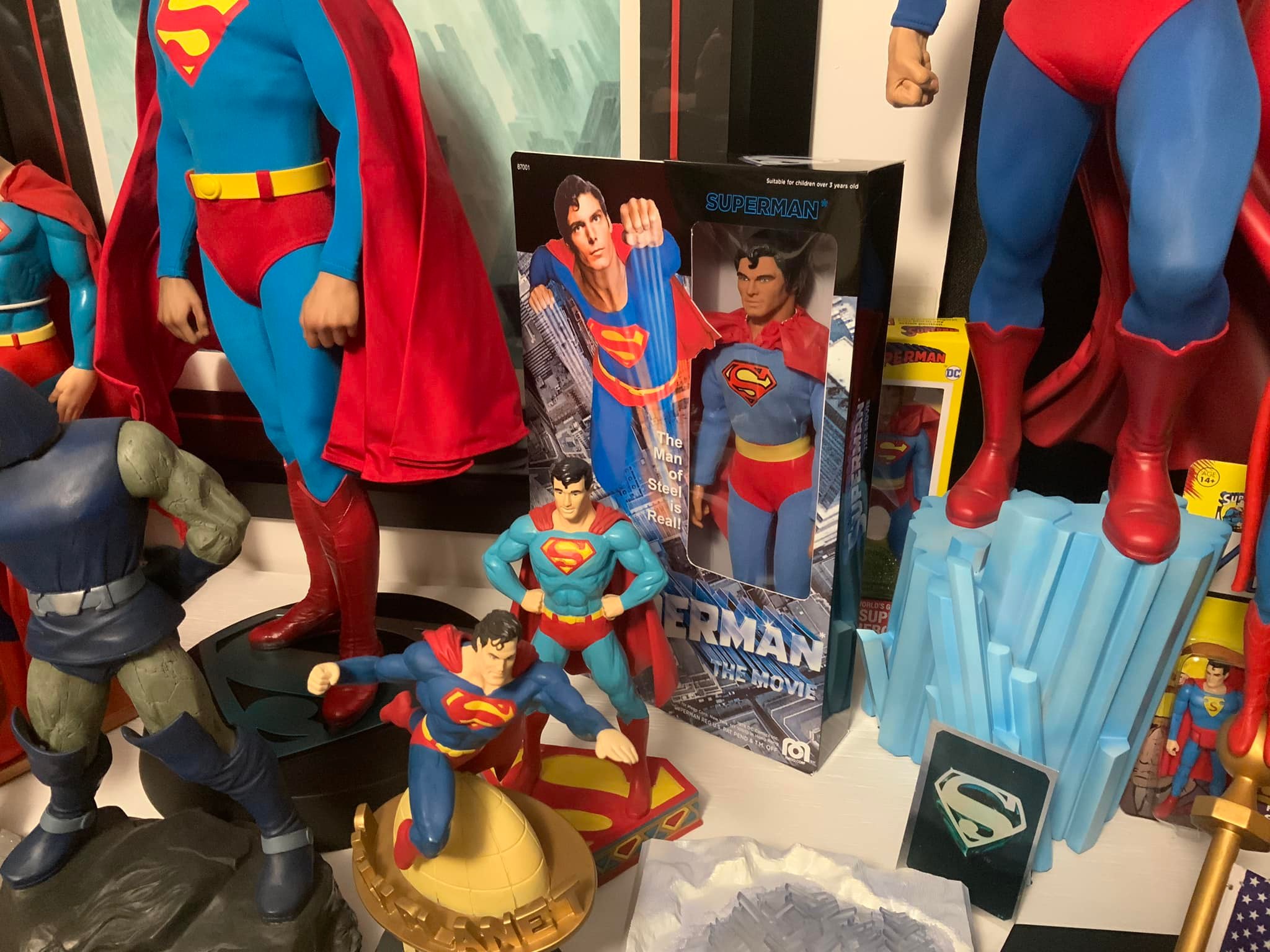 Vintage Mego Superman 12-inch action figure gift