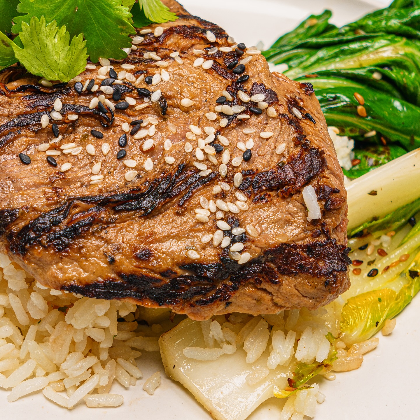 Fresh - Try our Asian Marinated Denver Steak over Jasmine rice and ...