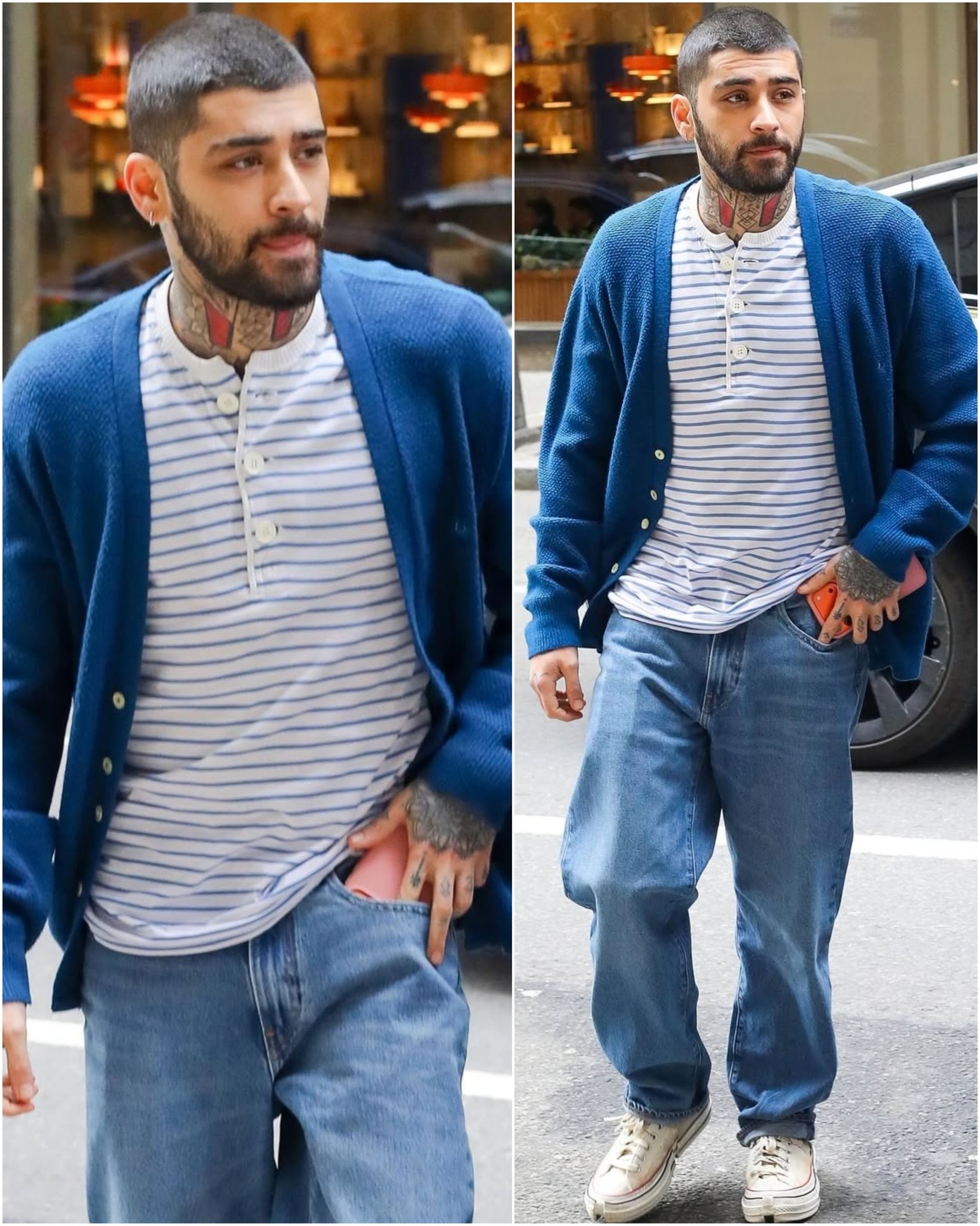 Zayn Malik made a rare public appearance in New York City while
