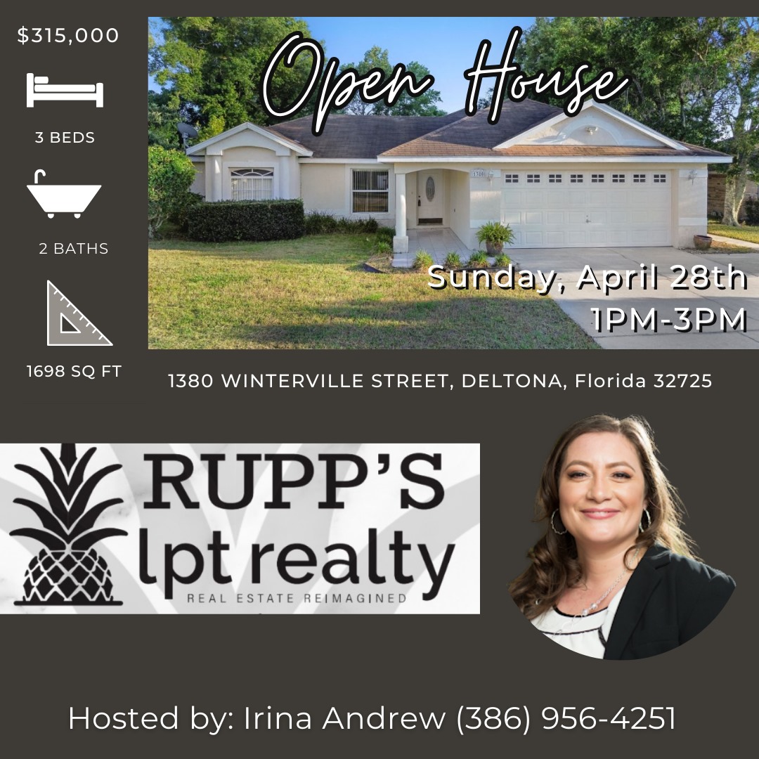 🏡 Join Us for an Open House in... - RUPP’s - lpt Realty | Facebook