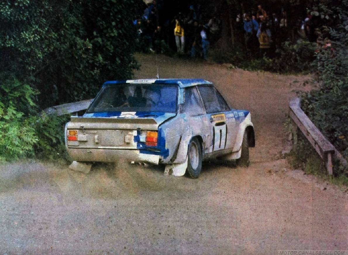 Mundo - Markku Alén - Ilkka Kivimäki 31º 1000 Lakes Rally 1981. Fiat ...