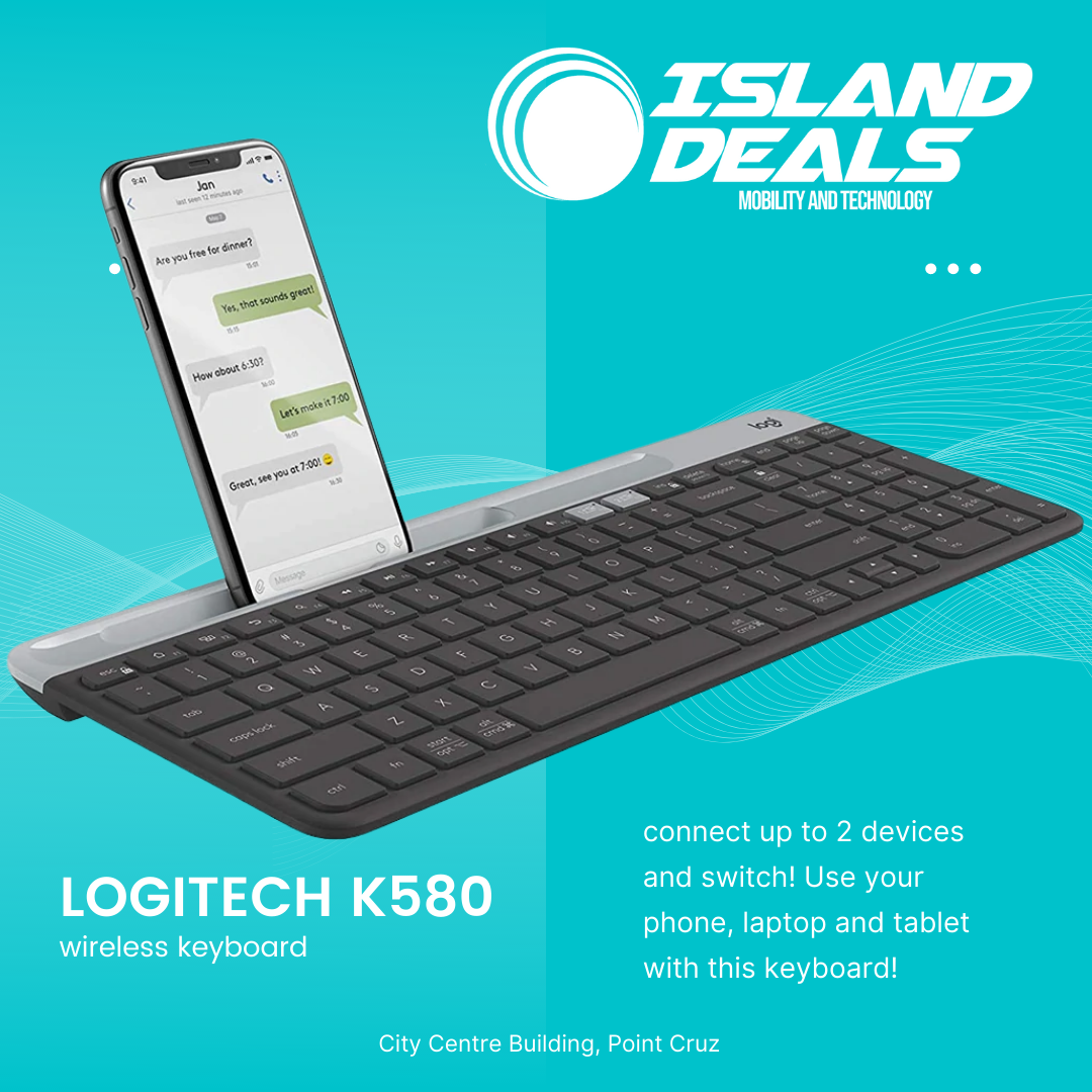 Island Deals - Multi device keyboard with stand from...